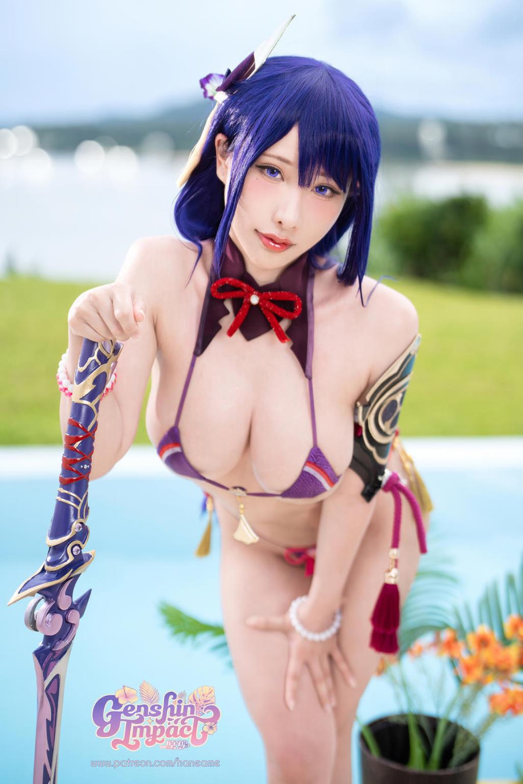 图片[2]-Hane Ame 雨波 No.231 – 原神 雷电将军写真书 91P-COS世界