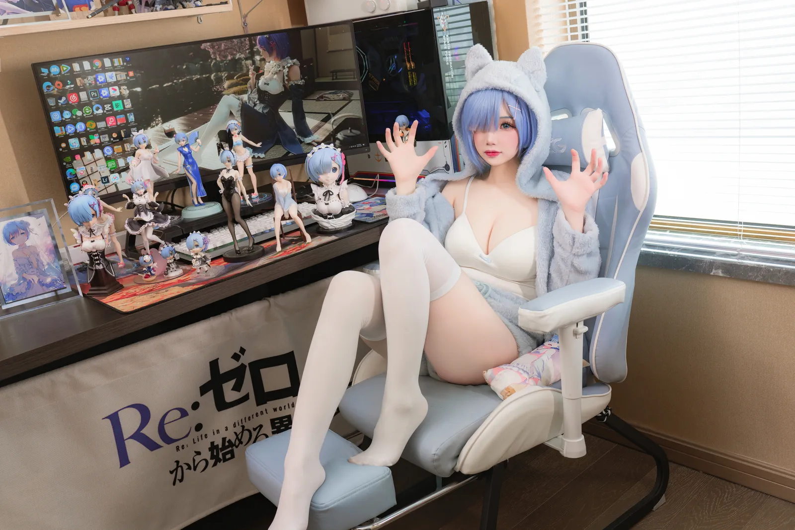 图片[5]-雪晴 蕾姆猫猫 13P-COS世界