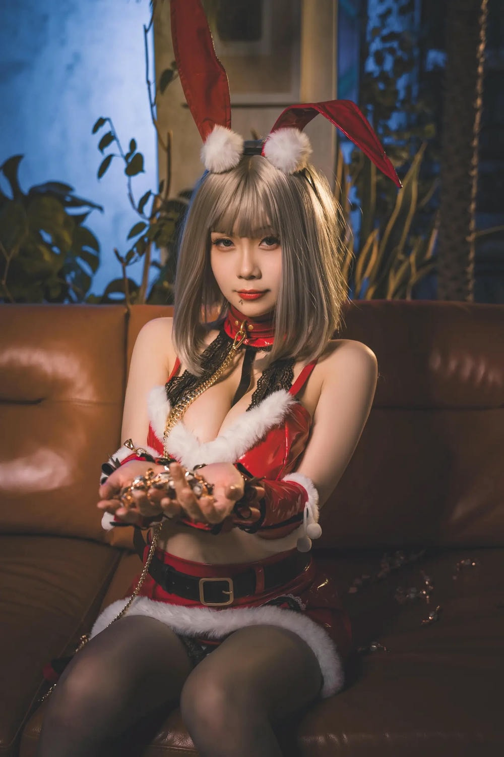 图片[5]-柒柒要乖哦 x 末夜787 – 圣诞礼物 63P-COS世界
