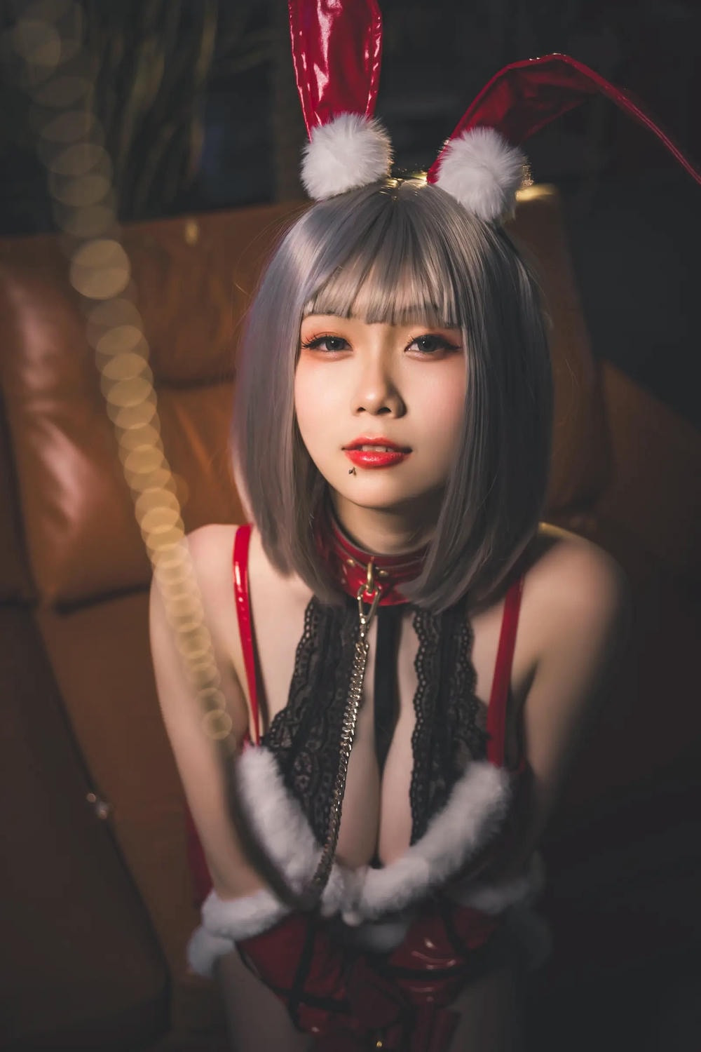 图片[2]-柒柒要乖哦 x 末夜787 – 圣诞礼物 63P-COS世界