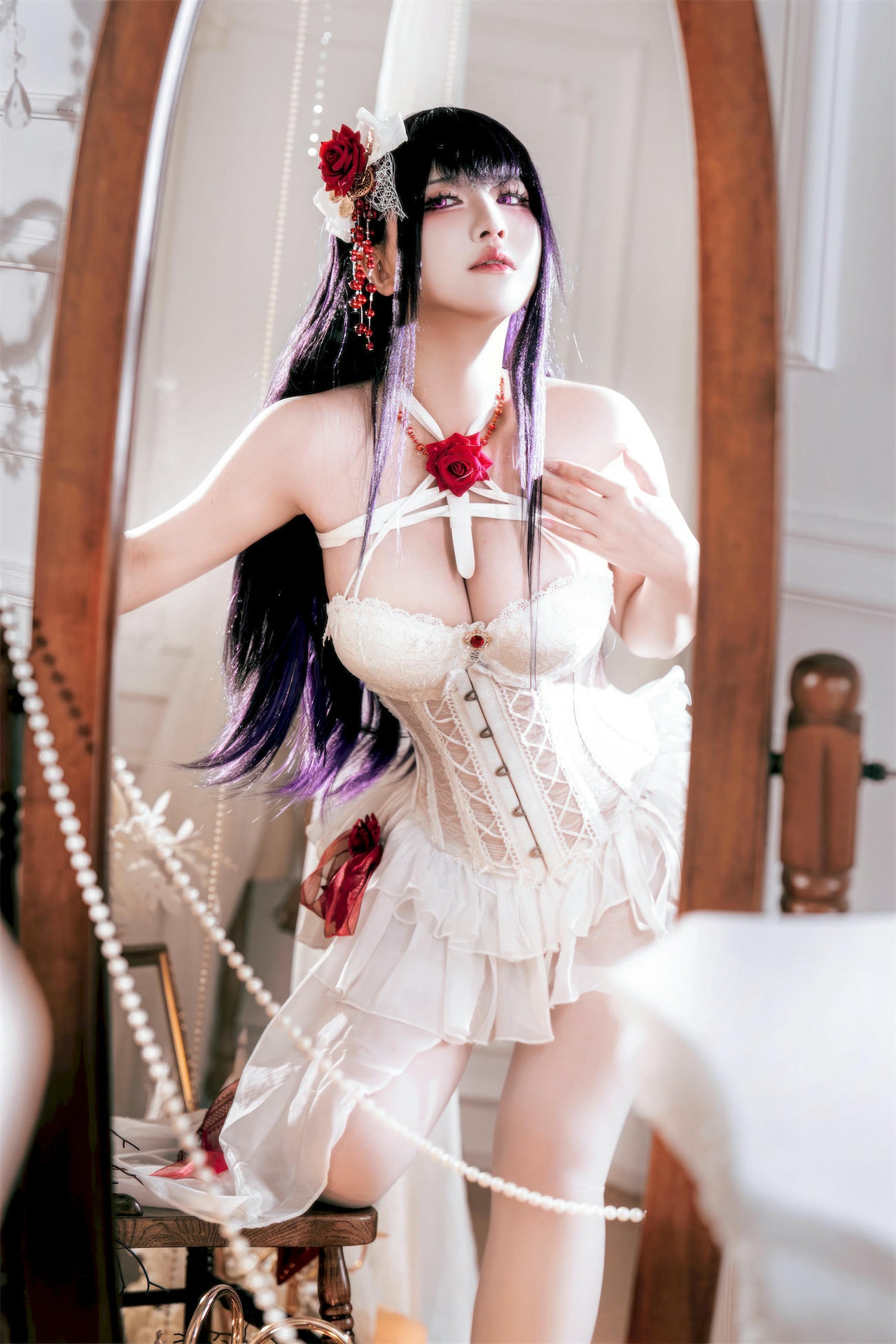 图片[4]-半半子 – 胜利女神：妮姬 米哈拉 羁绊锁链 58P-COS世界