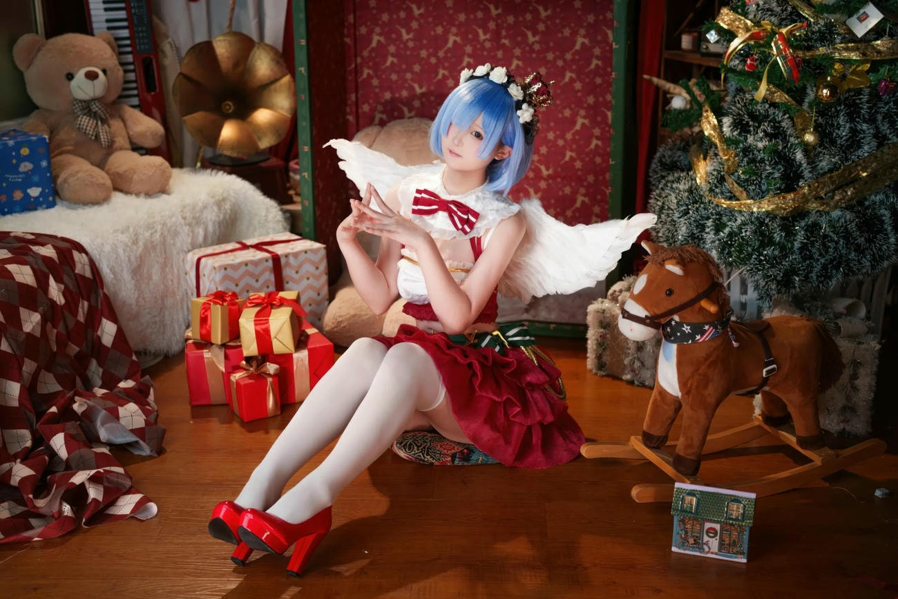 图片[3]-Seele麦麦 – 蕾姆 圣诞物语 63P-COS世界
