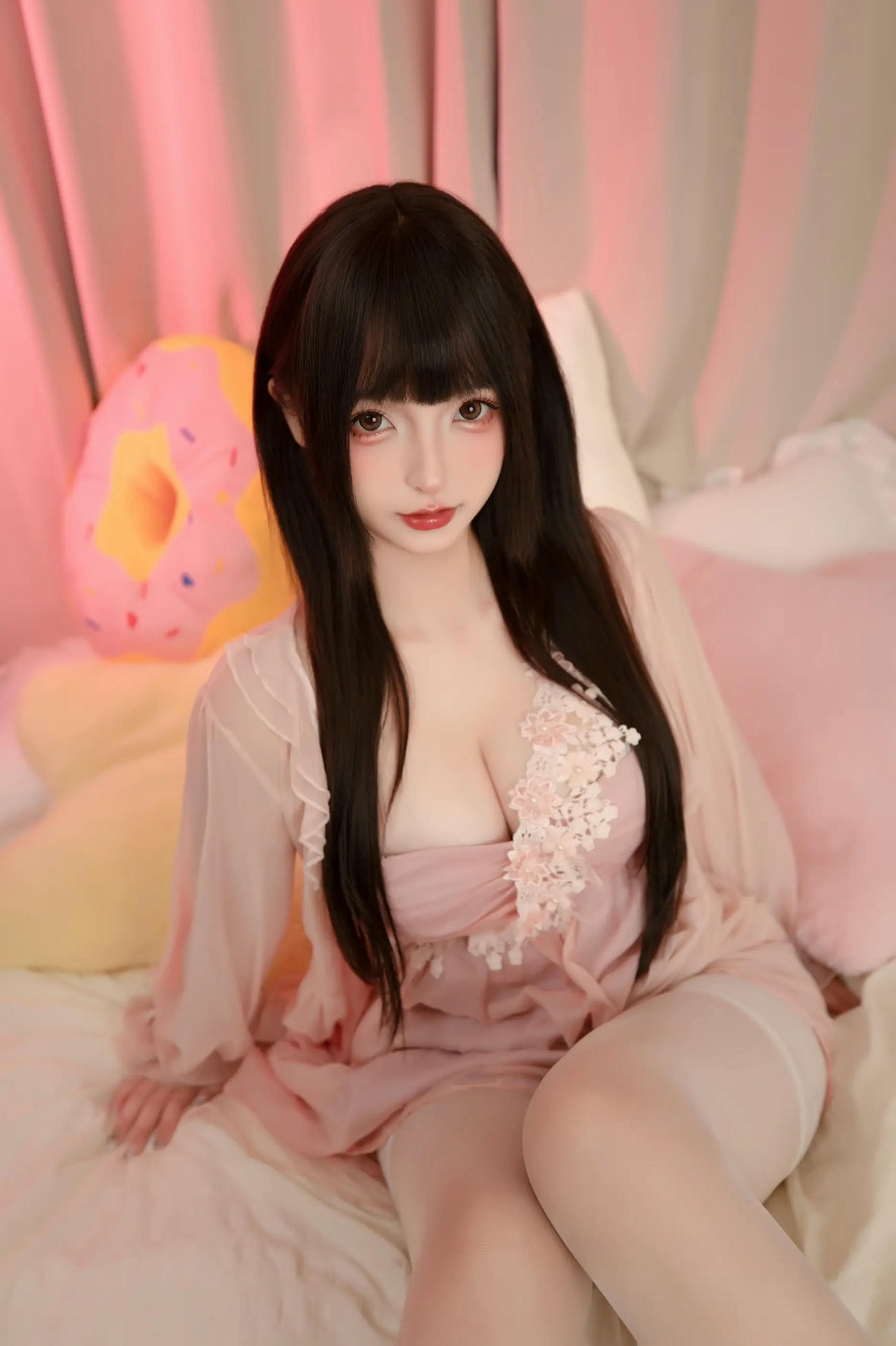 图片[3]-神楽板真冬 高跟睡袍  75P-COS世界