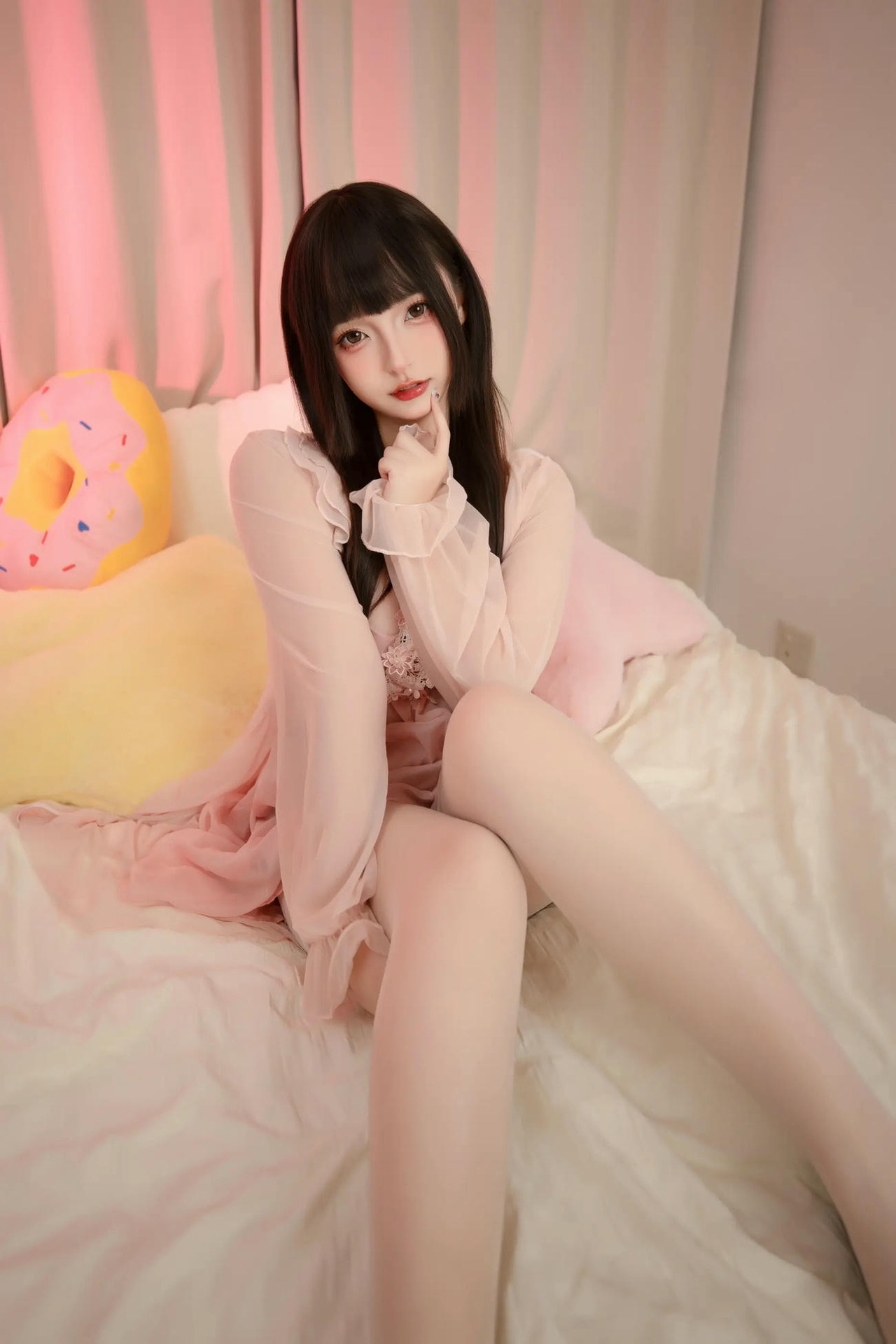 图片[5]-神楽板真冬 高跟睡袍  75P-COS世界