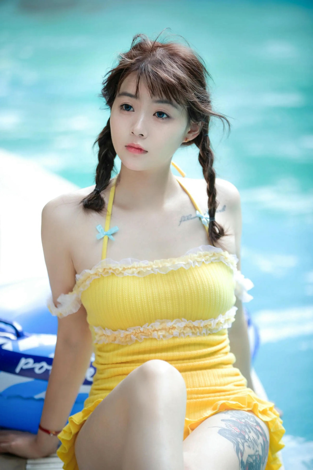 图片[3]-YITUYU 2025.08.28 泳池的少女 小林  14P-COS世界