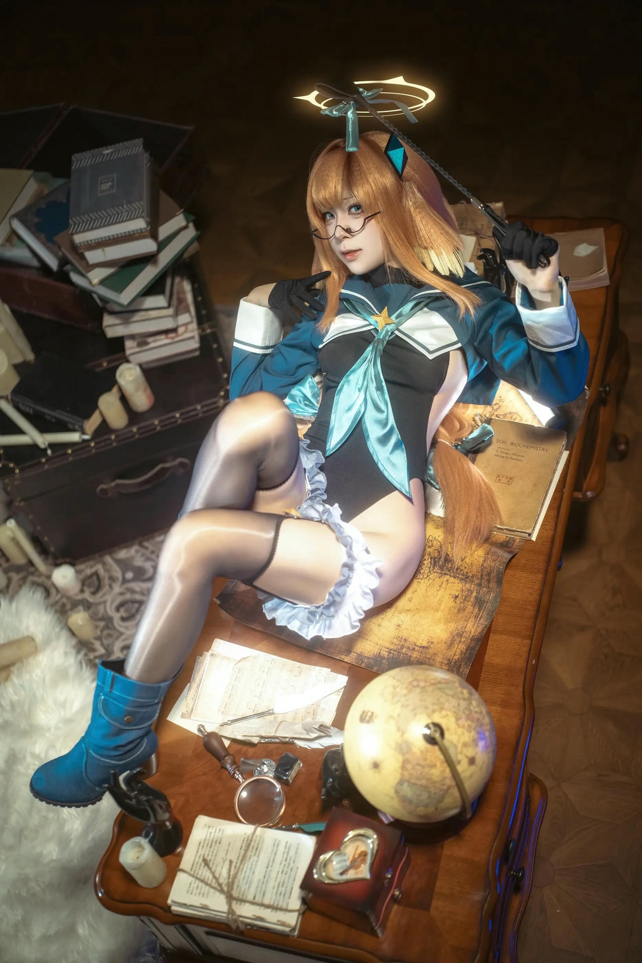 图片[5]-矢量鱼 – 蔚蓝档案 志美子  50P-COS世界