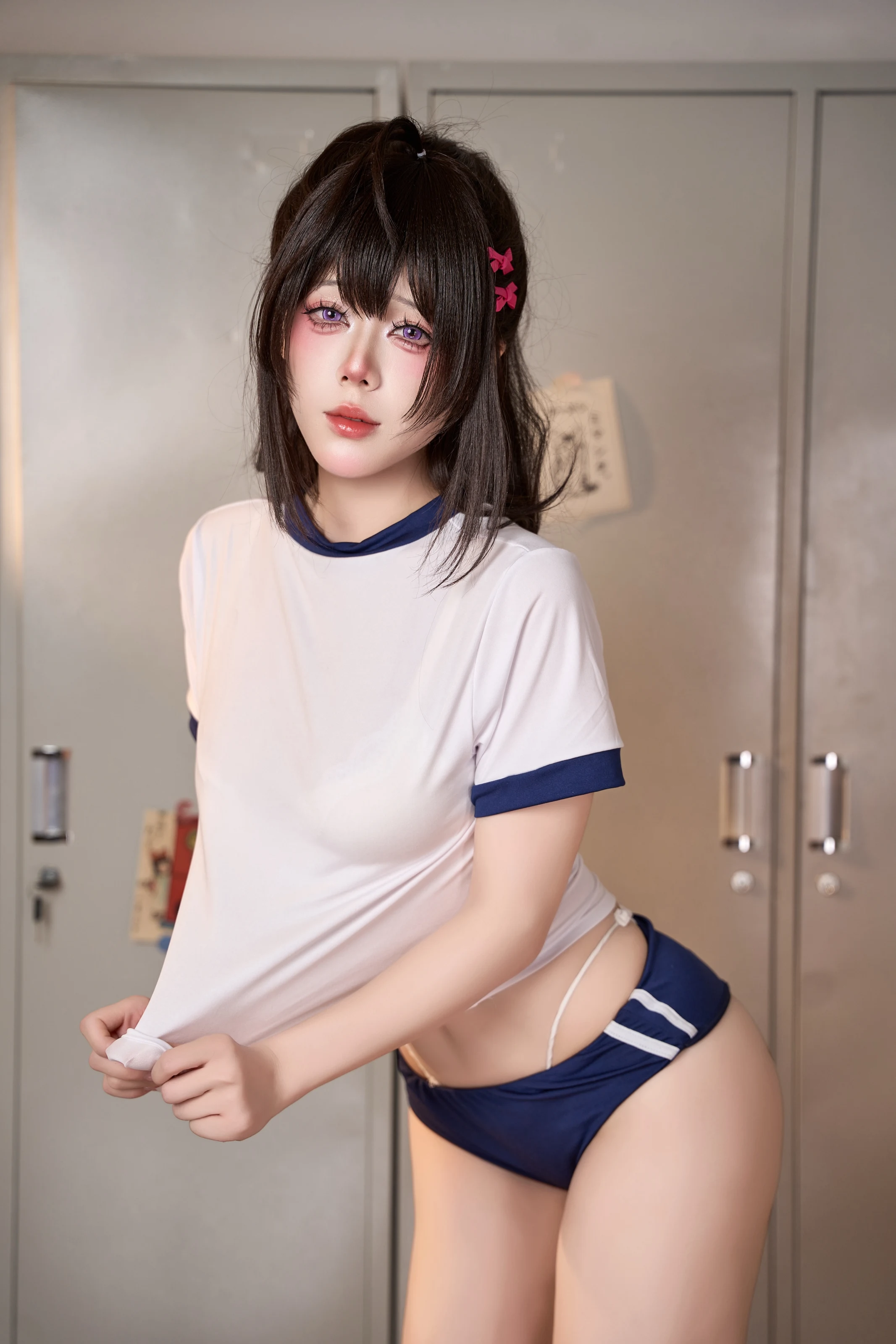 图片[2]-九言 – 棕色尘埃2 罗安·体操服 [75P]-COS世界