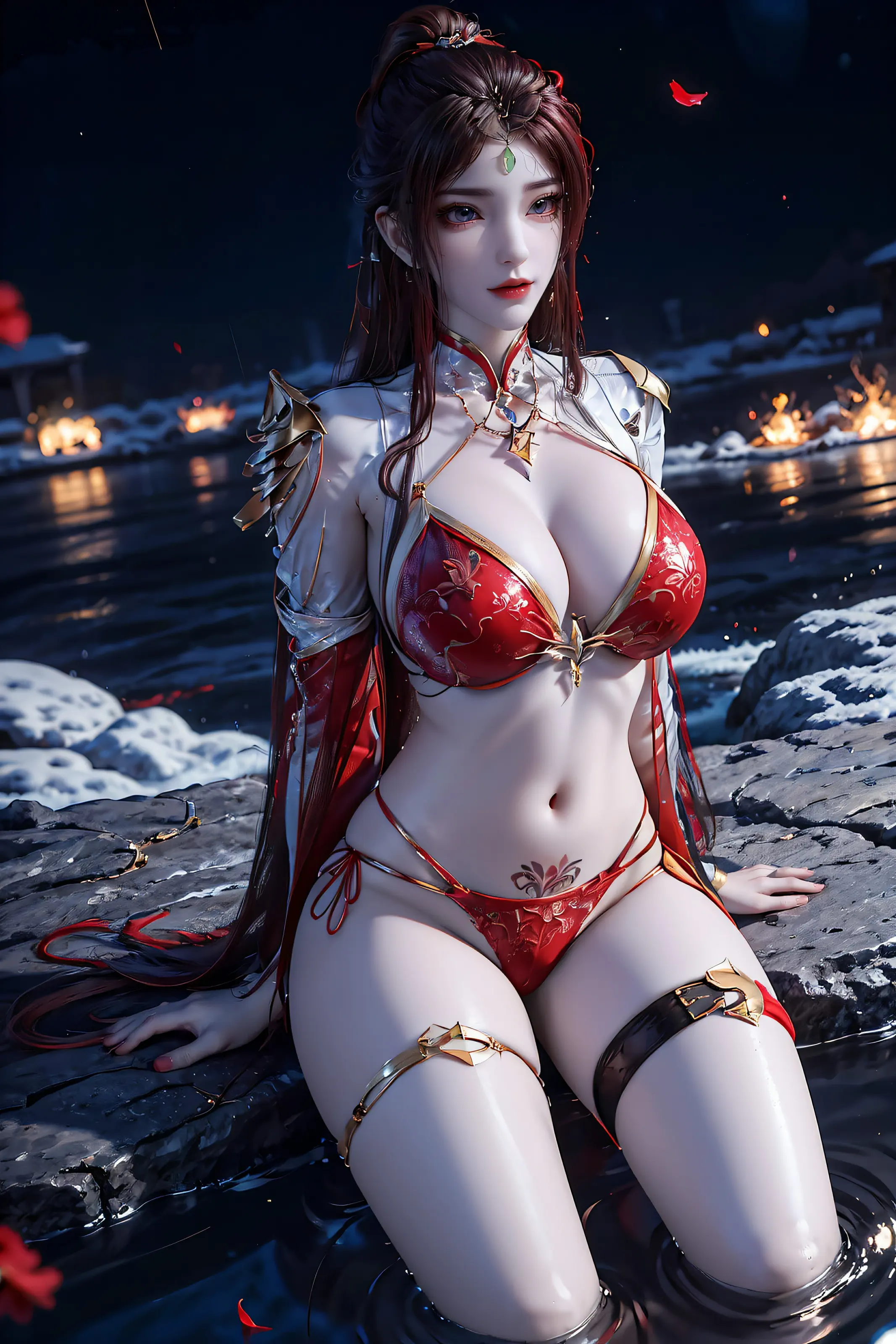 图片[2]-[AI壁纸] 红凰 [40P]-COS世界