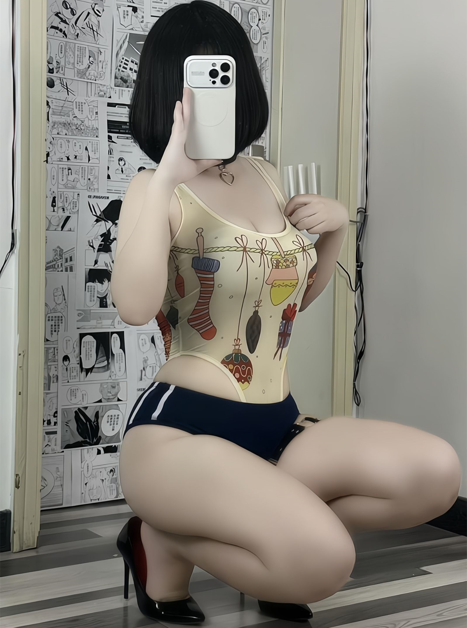 连体衣勒肉过膝袜 12P-COS世界
