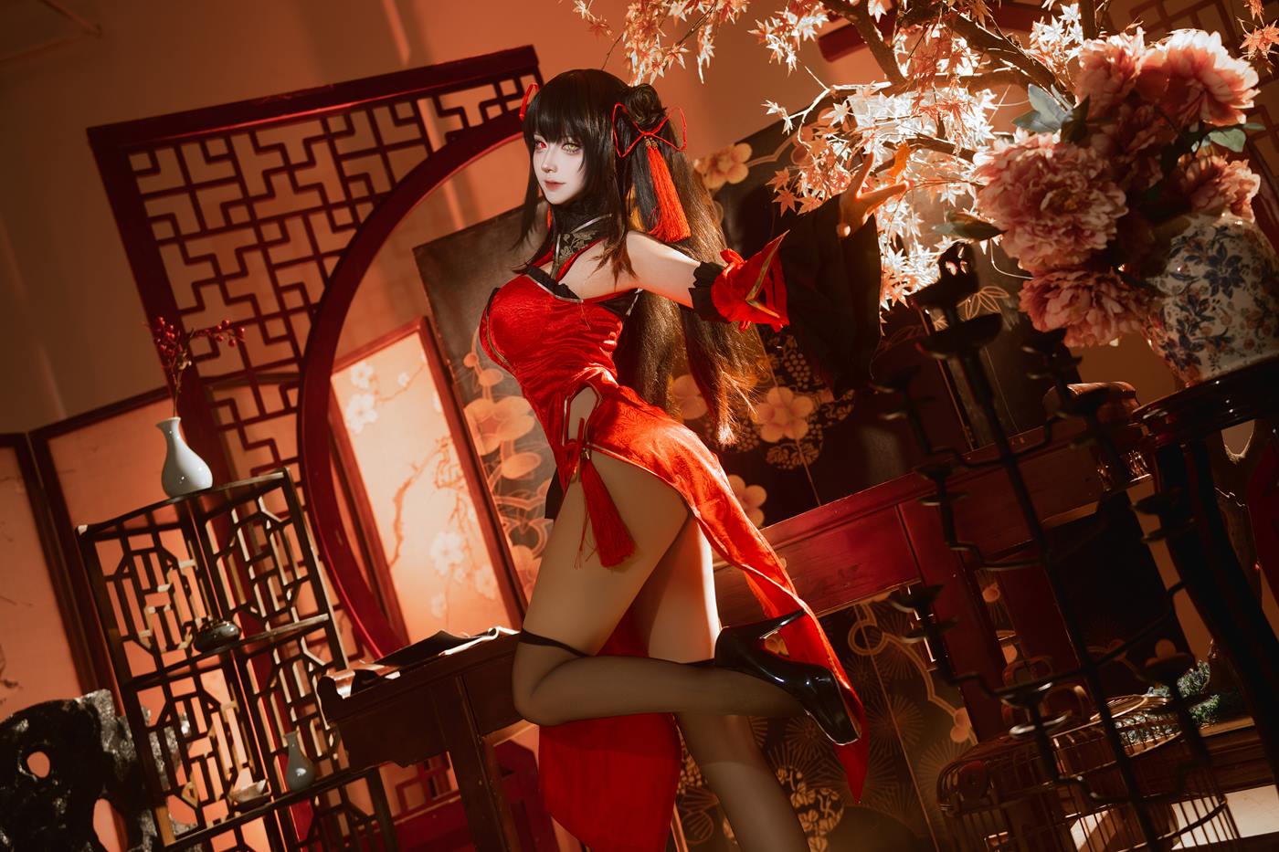Seya-狮砸  – 狂三旗袍1 12P-COS世界