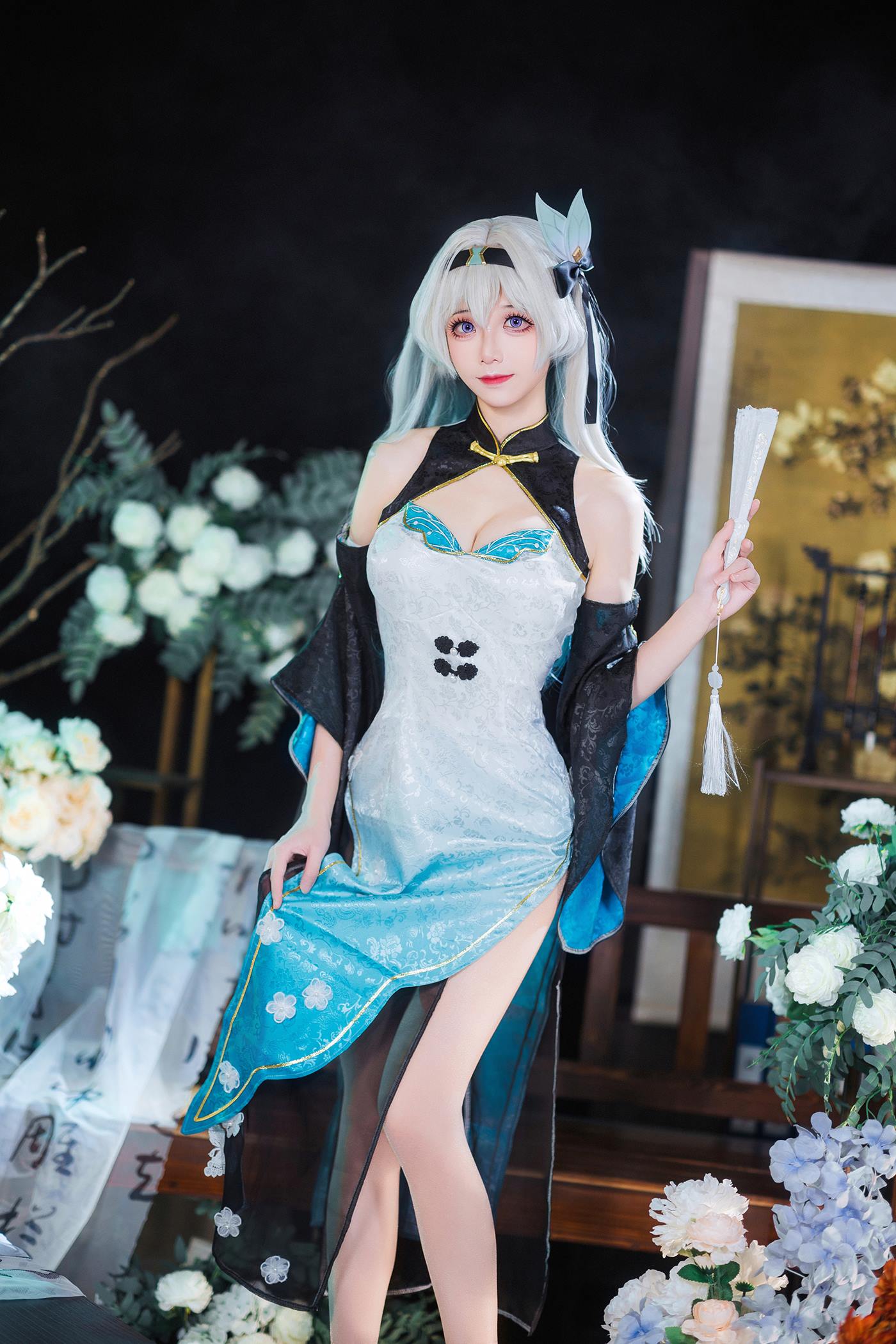 图片[4]-Tomoyo酱 – 星穹铁道 流萤旗袍24P-COS世界