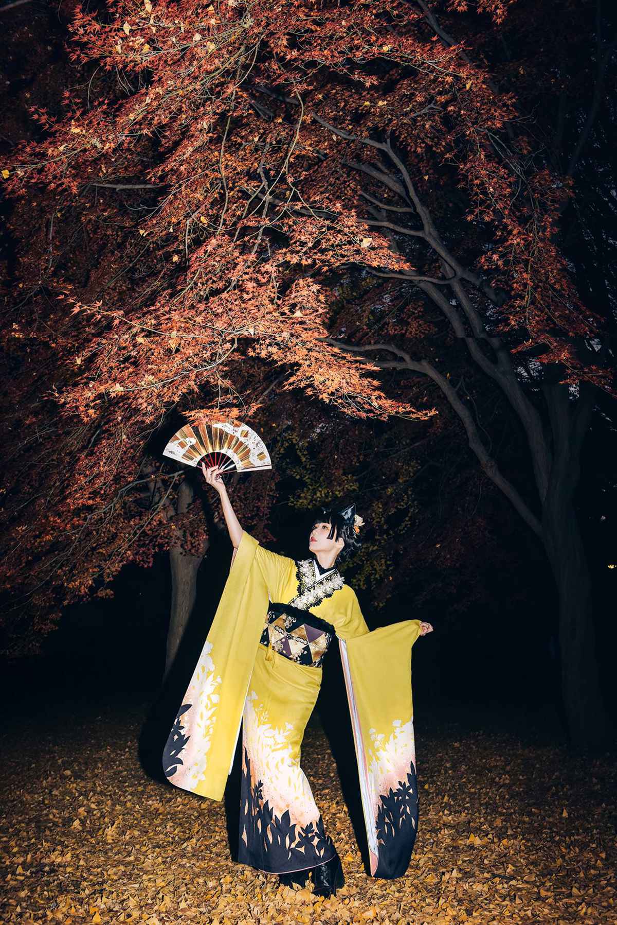 图片[5]-Ely_eee(ElyEE子)  – Ginkgo Black Cat 銀杏黑貓23P-COS世界