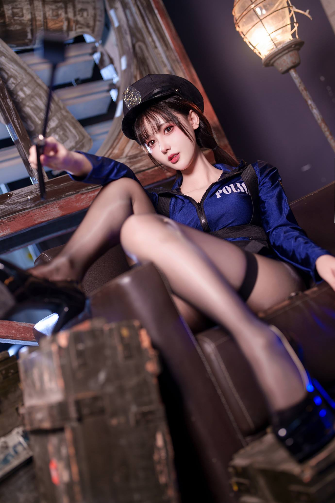 图片[5]-羽生三未图集 – 纯狱之风女警31P-COS世界
