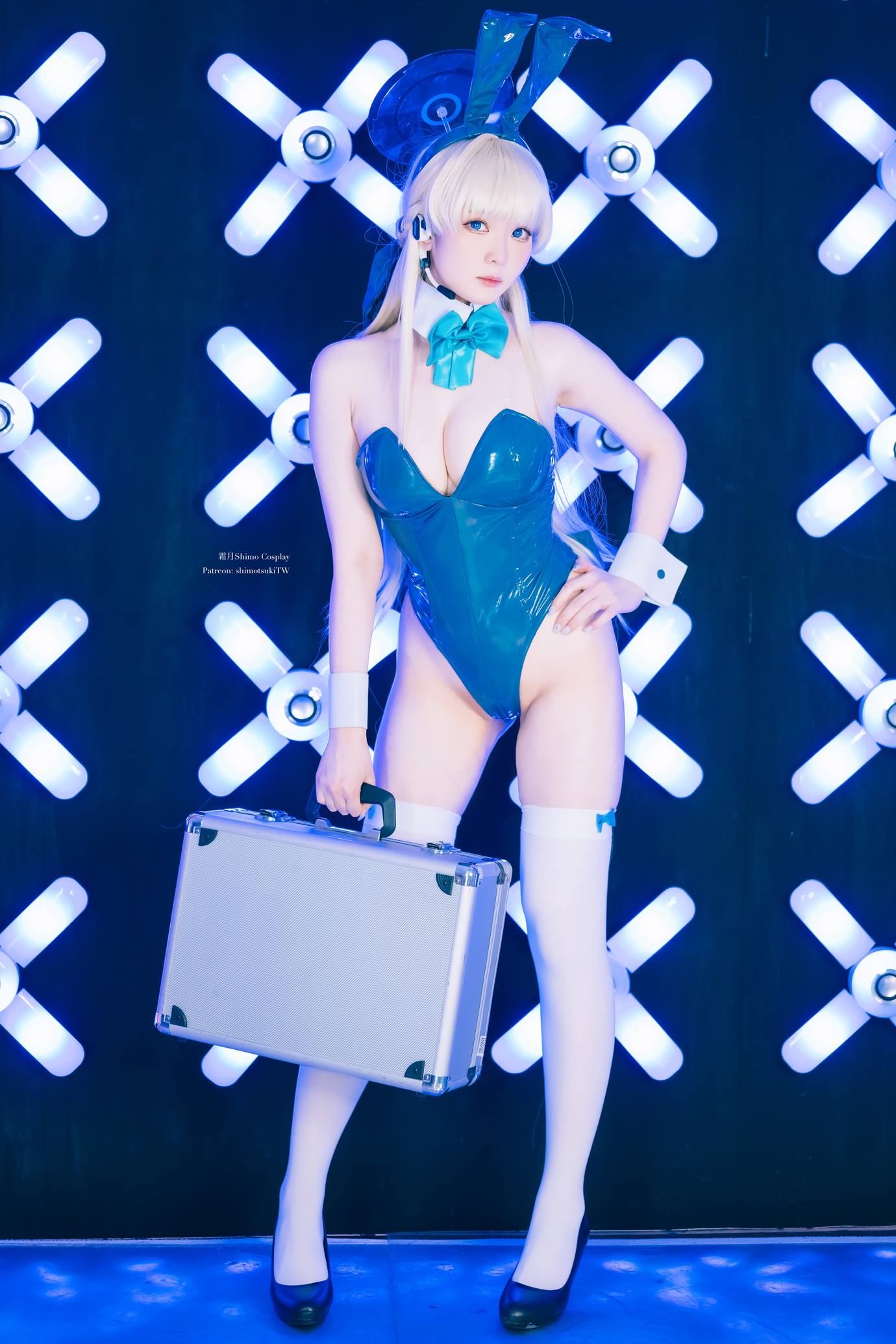 图片[2]-霜月shimo – 蔚蓝档案 飞鸟马时 兔女郎13P-COS世界