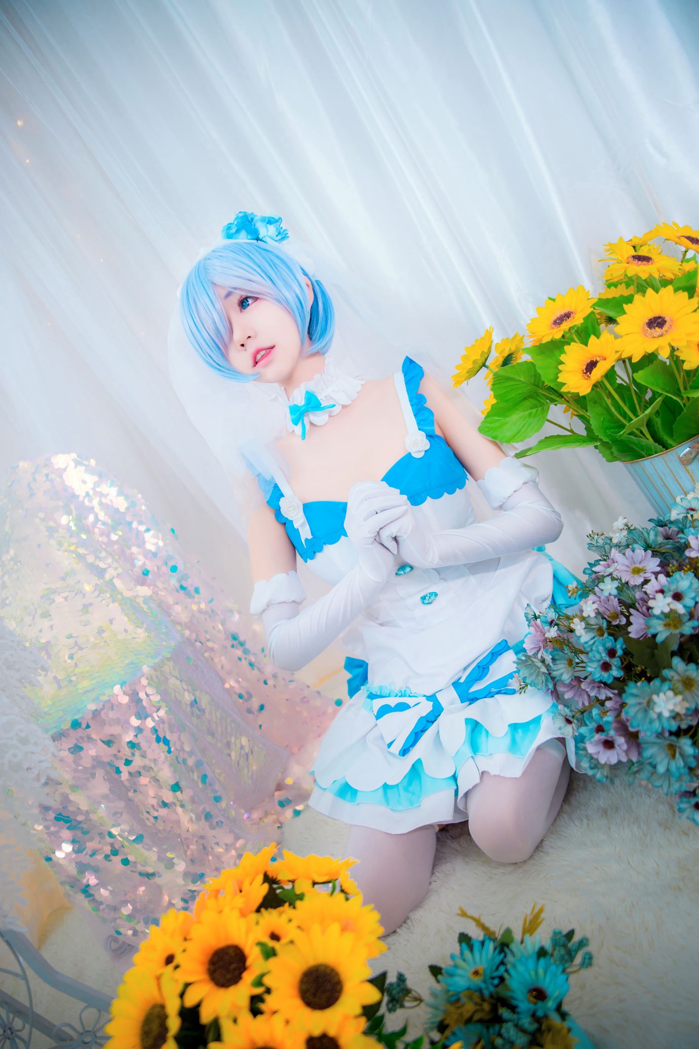 猫君君MaoJun – 蕾姆花嫁 38P-COS世界