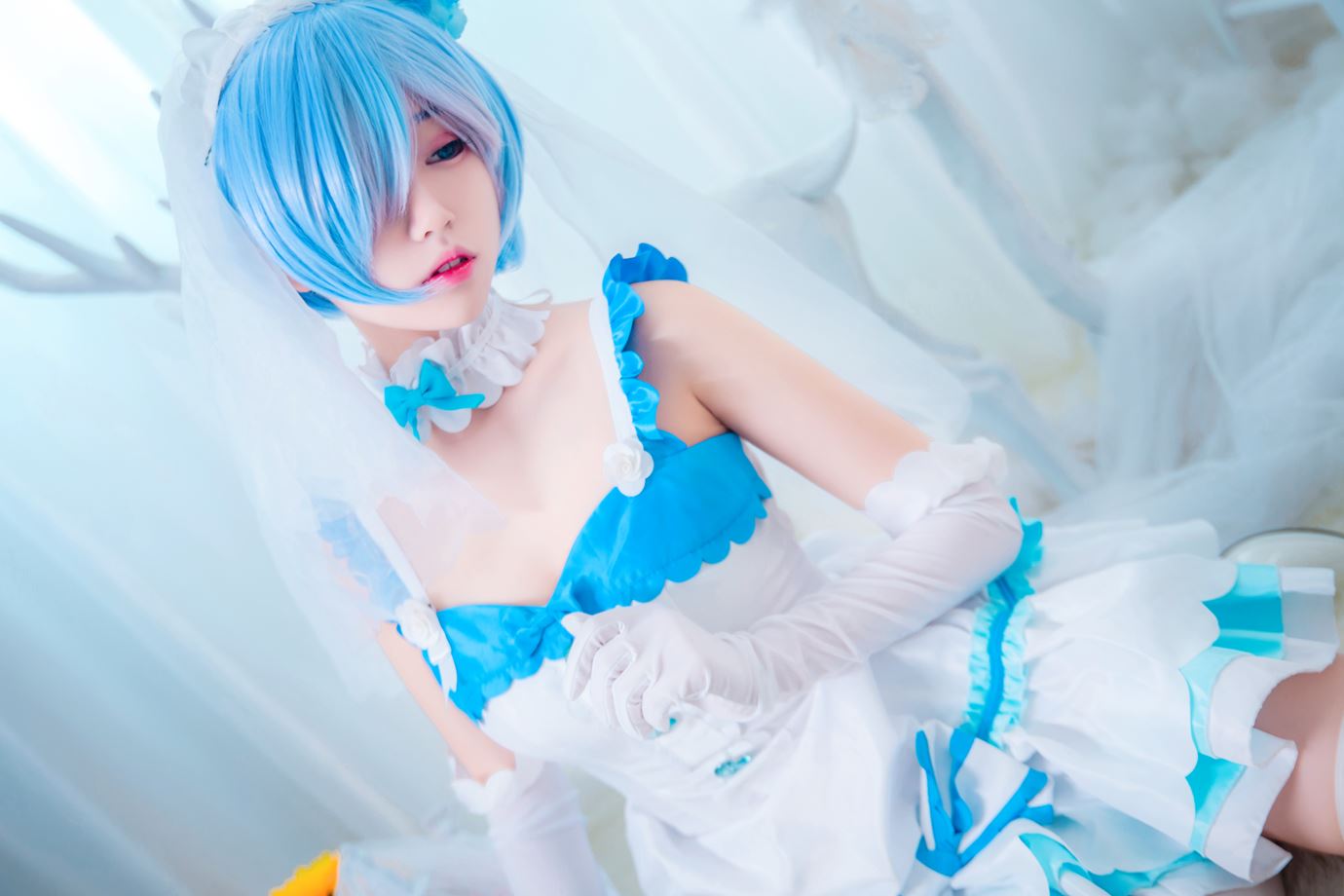 图片[3]-猫君君MaoJun – 蕾姆花嫁 38P-COS世界