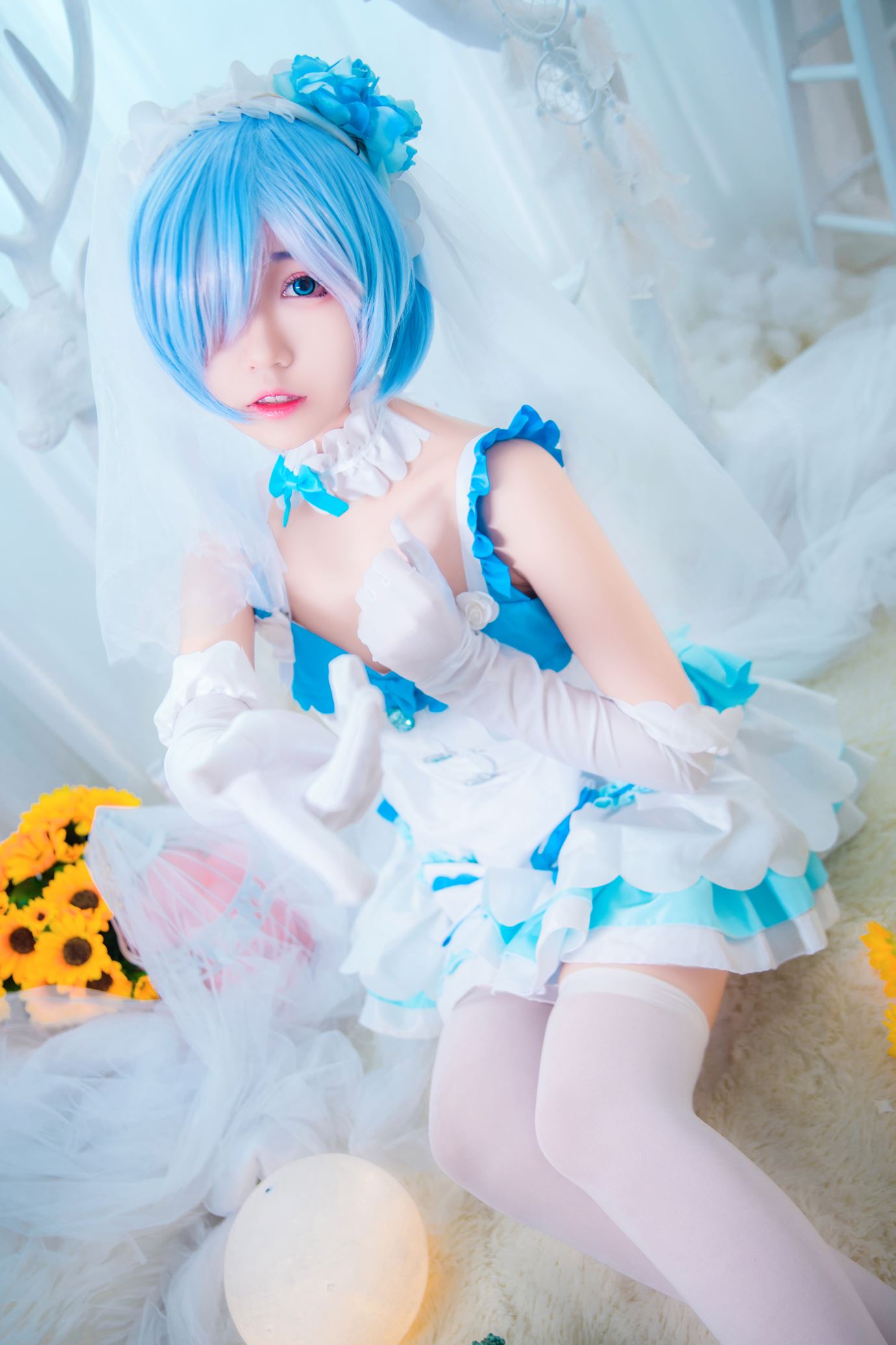 图片[5]-猫君君MaoJun – 蕾姆花嫁 38P-COS世界