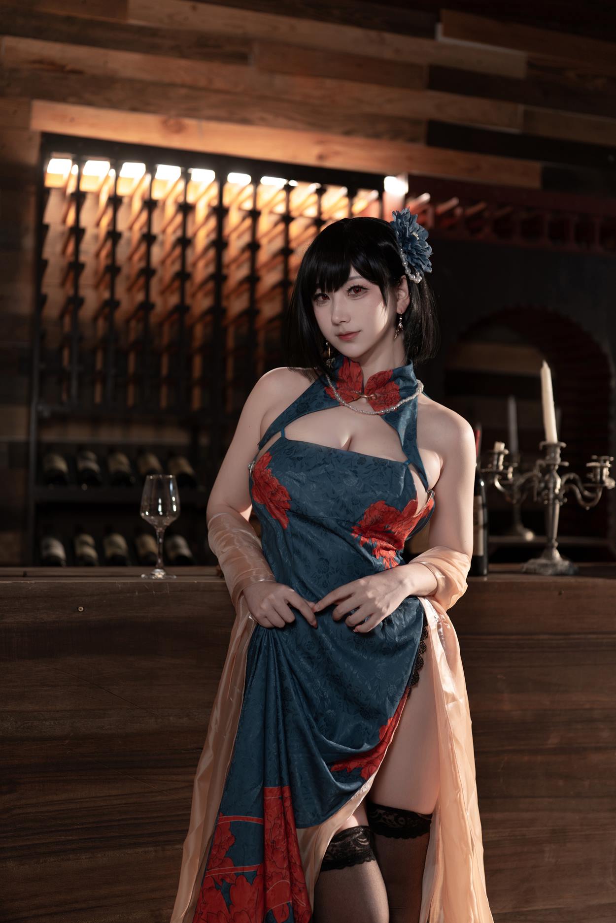 图片[4]-梓猫AzuNyan – 建武旗袍 9P-COS世界