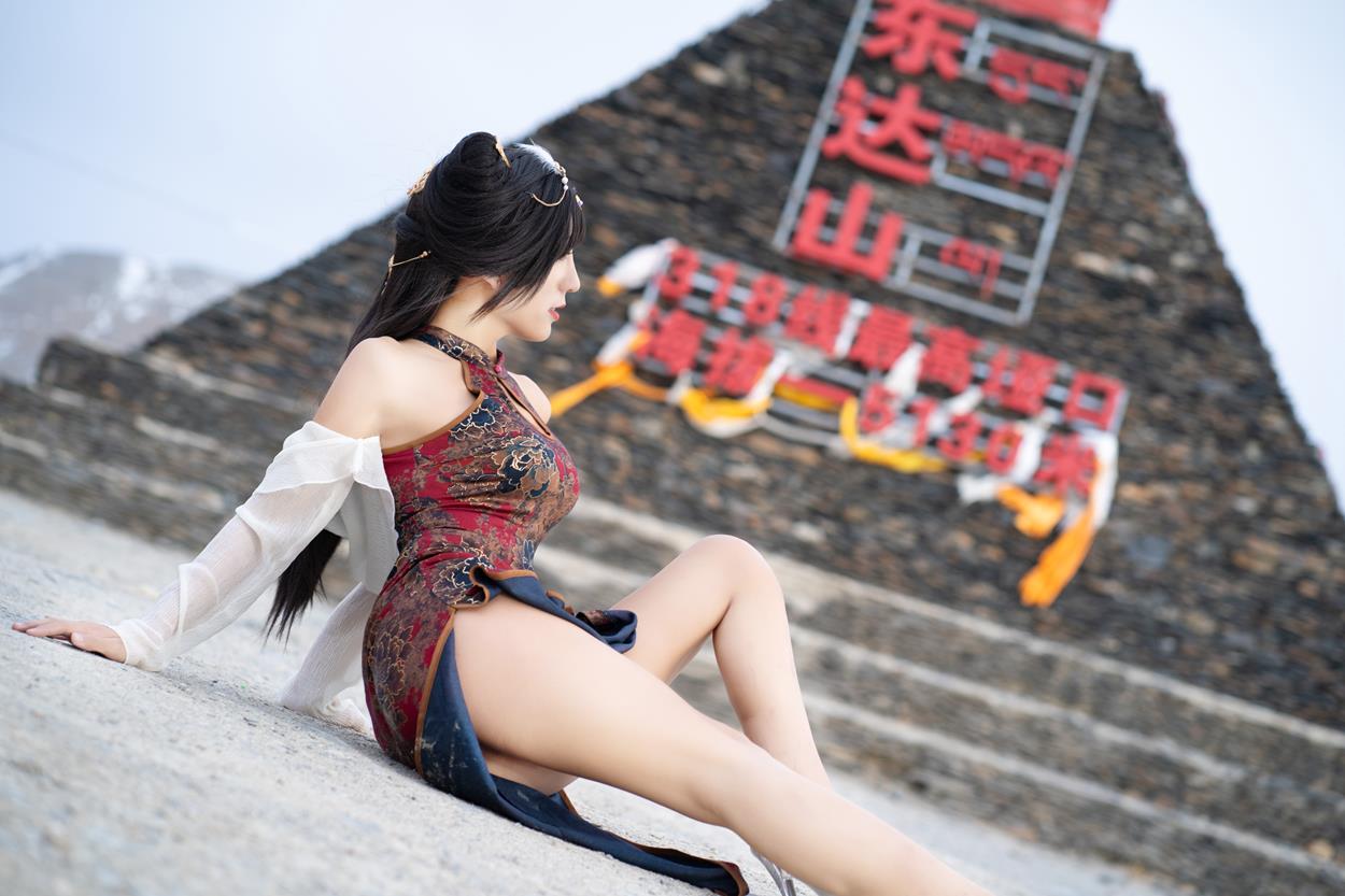 图片[5]-三水子  玉玲珑旗袍 42P-COS世界