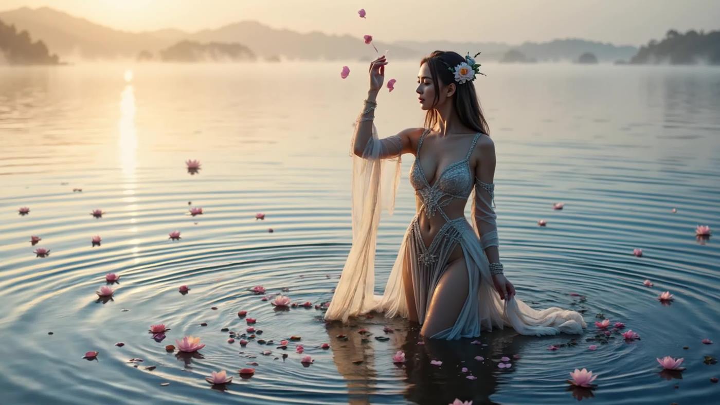 AI VideoFantasy Music _ Stunning 4K Visuals_ A Mystical Journey with Goddesses for TTRPG _ Relaxation 20P-COS世界