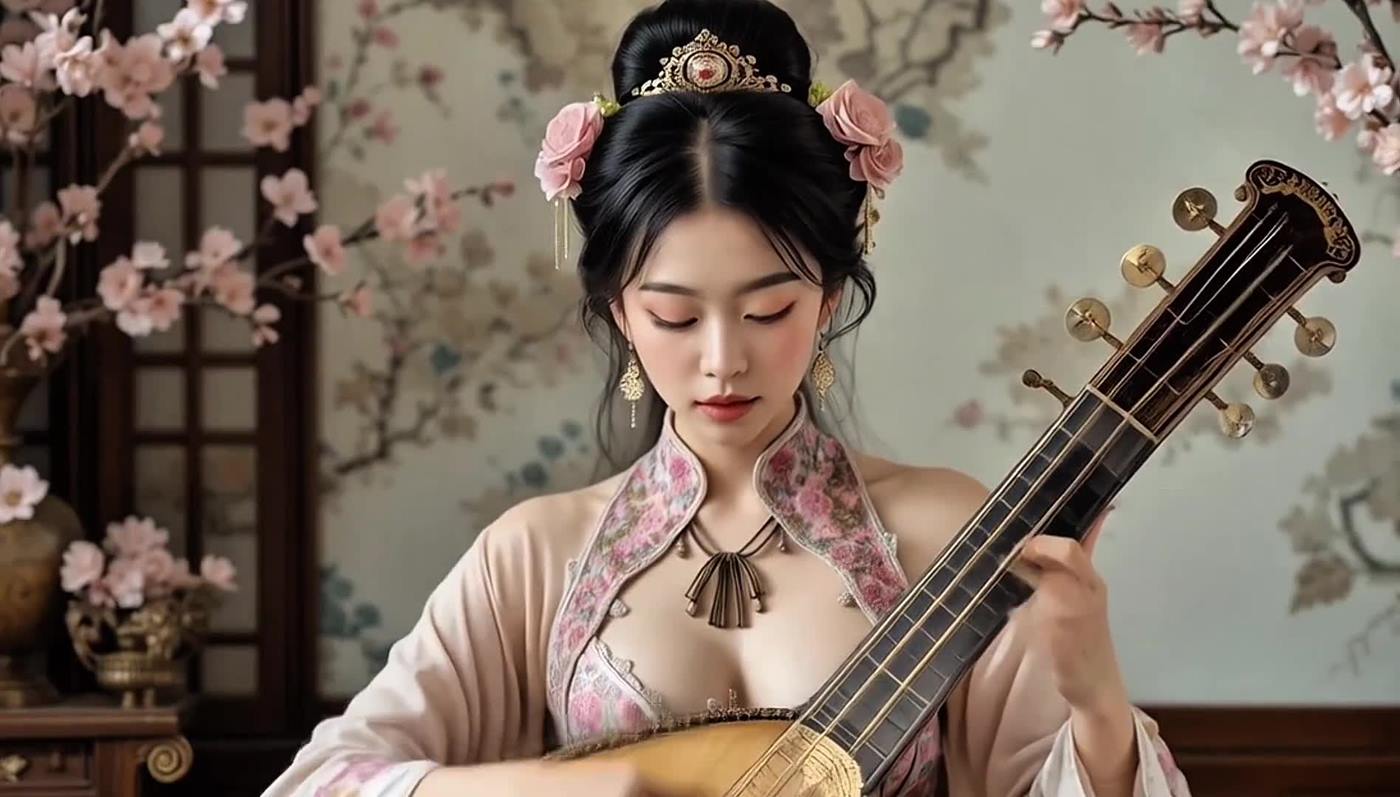 图片[2]-AI VideoBeautiful Relaxing Traditional Music _ Dancing _Stress Relief _Relaxation 20P-COS世界