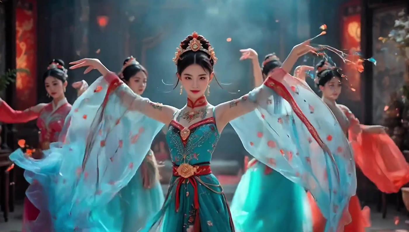 图片[4]-AI VideoBeautiful Relaxing Traditional Music _ Dancing _Stress Relief _Relaxation 20P-COS世界