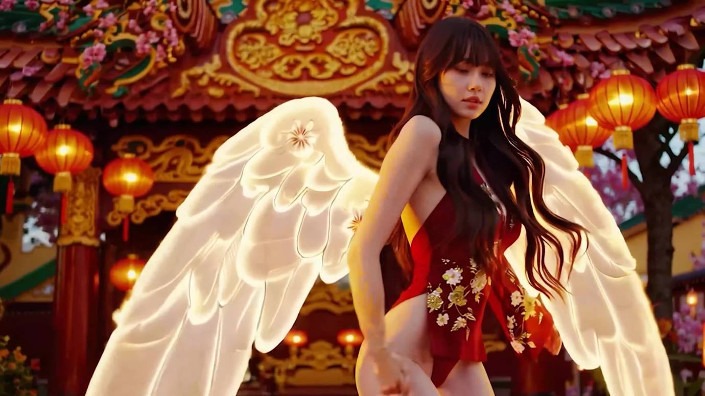 图片[2]-AI VideoXuân Về Trong Nắng Sớm (POP EDM DANCE when Tet Tradition Ao Dai Meet Bikini Supermodel dance) 20P-COS世界
