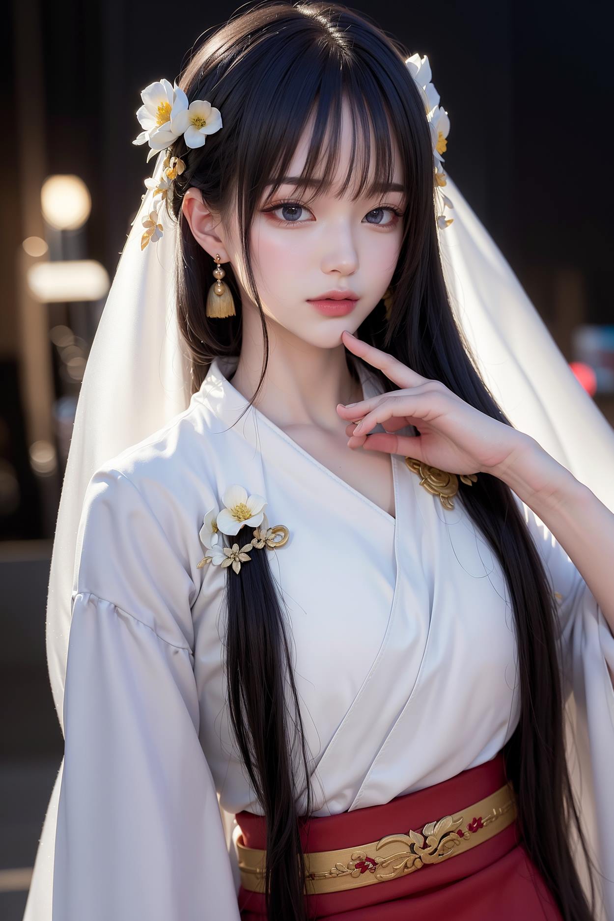 图片[4]-白衣小师妹 AI 古典 美女 147P-COS世界