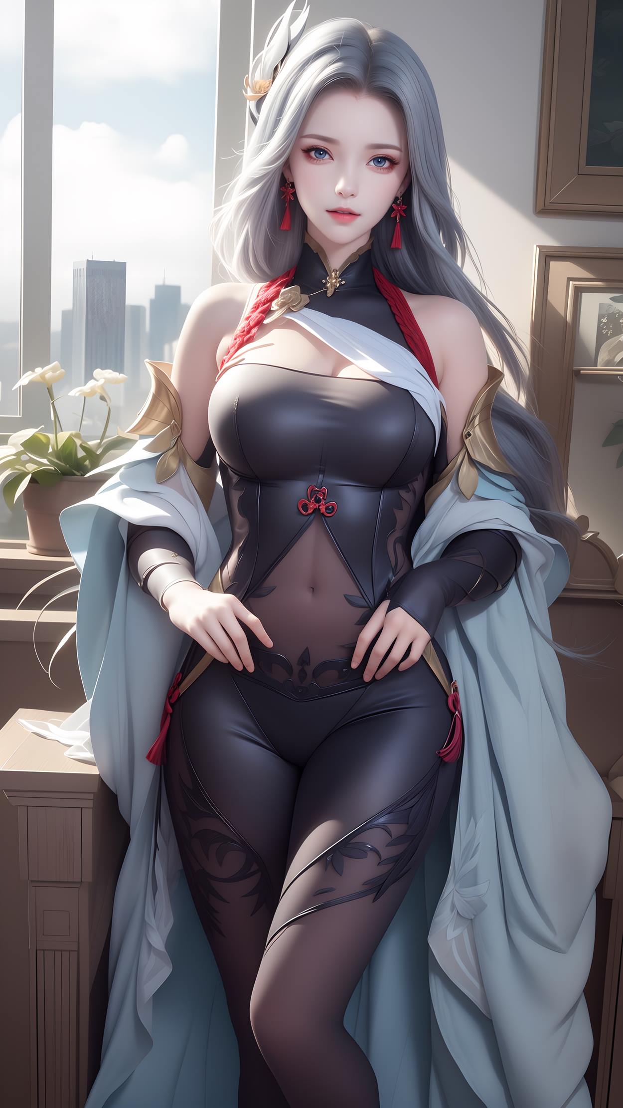图片[5]-原神申鹤 姓感原服和泳衣 55P-COS世界