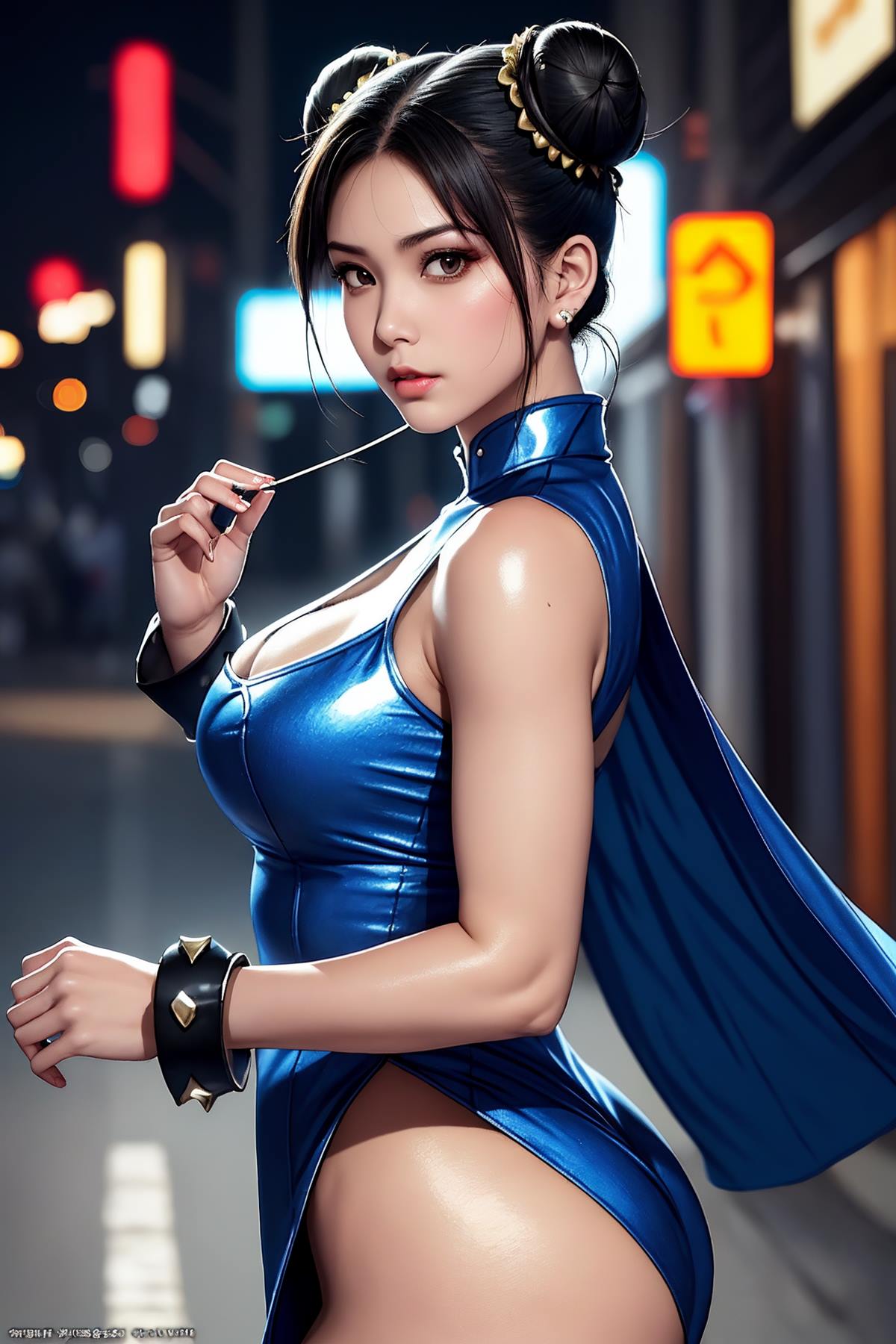 街头霸王：杏感女神春丽情趣旗袍仅身衣 94P-COS世界