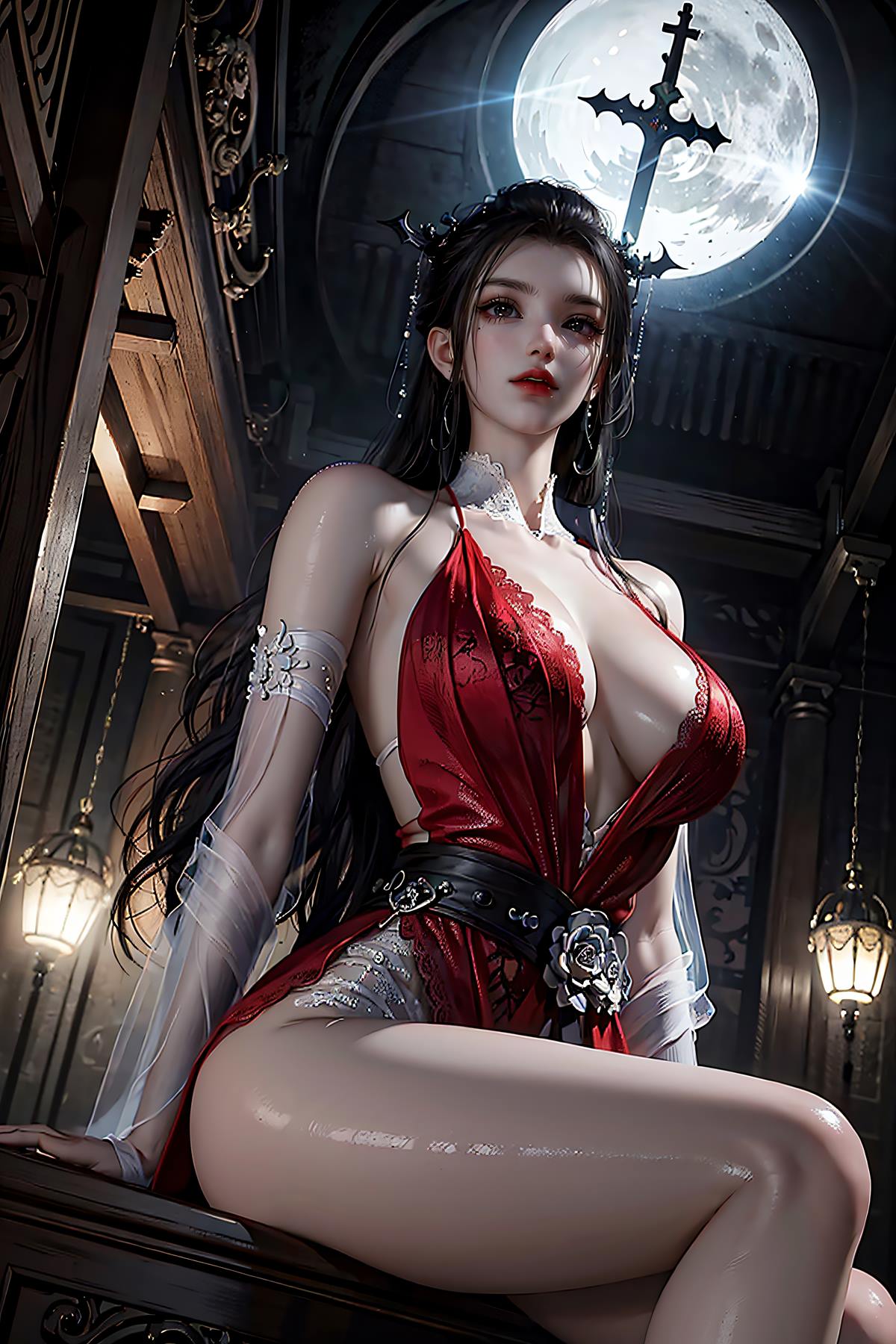 图片[2]-少年白马醉春风 玥瑶 美腿长裙 44P-COS世界