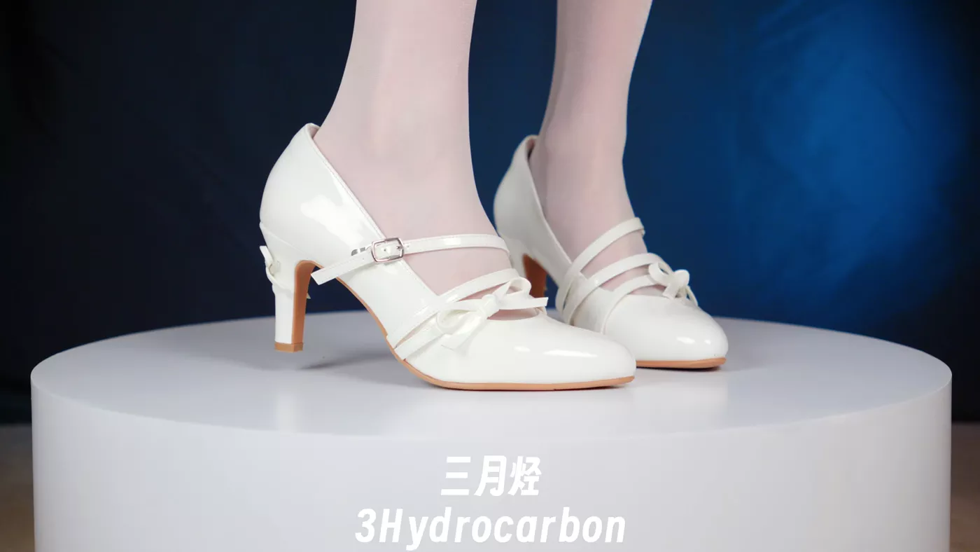 图片[3]-芝士好椰  – 纯洁白色——桃小坞花笺白 20P-COS世界