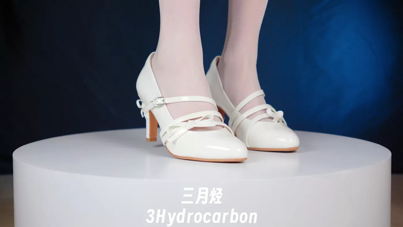 图片[4]-芝士好椰  – 纯洁白色——桃小坞花笺白 20P-COS世界