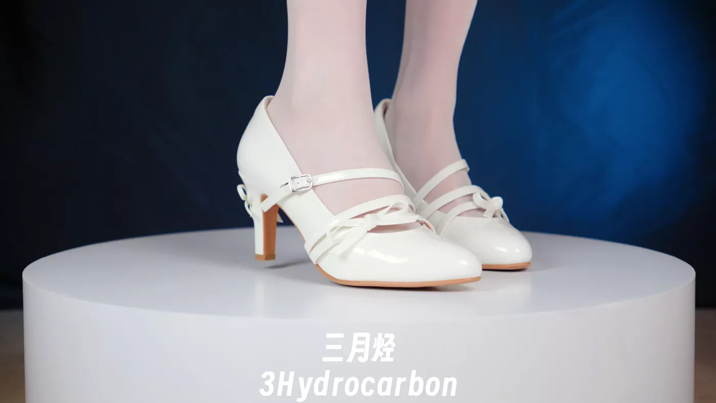 图片[5]-芝士好椰  – 纯洁白色——桃小坞花笺白 20P-COS世界