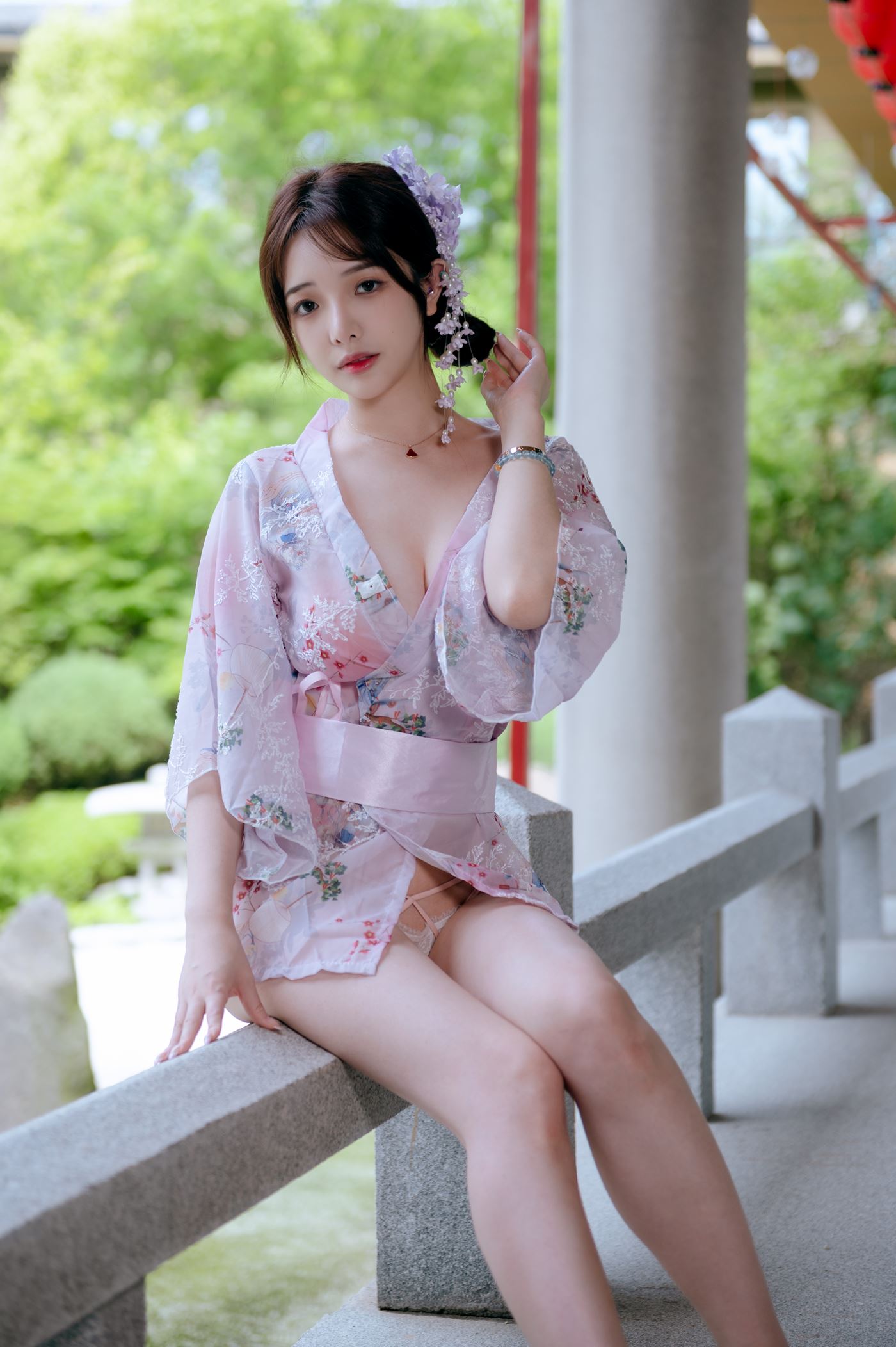 图片[2]-雯妹  – 和风庭院 20P-COS世界