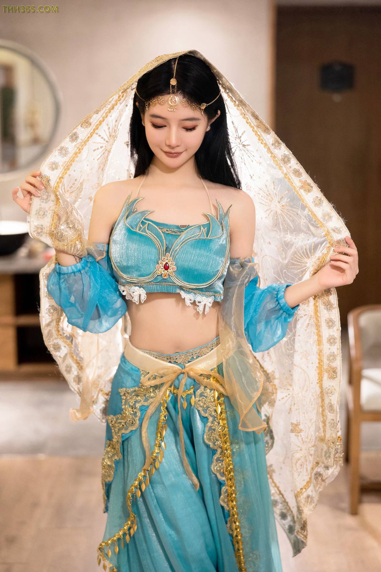 谢小蒽(幼幼) – 西域舞娘写真 42P-COS世界