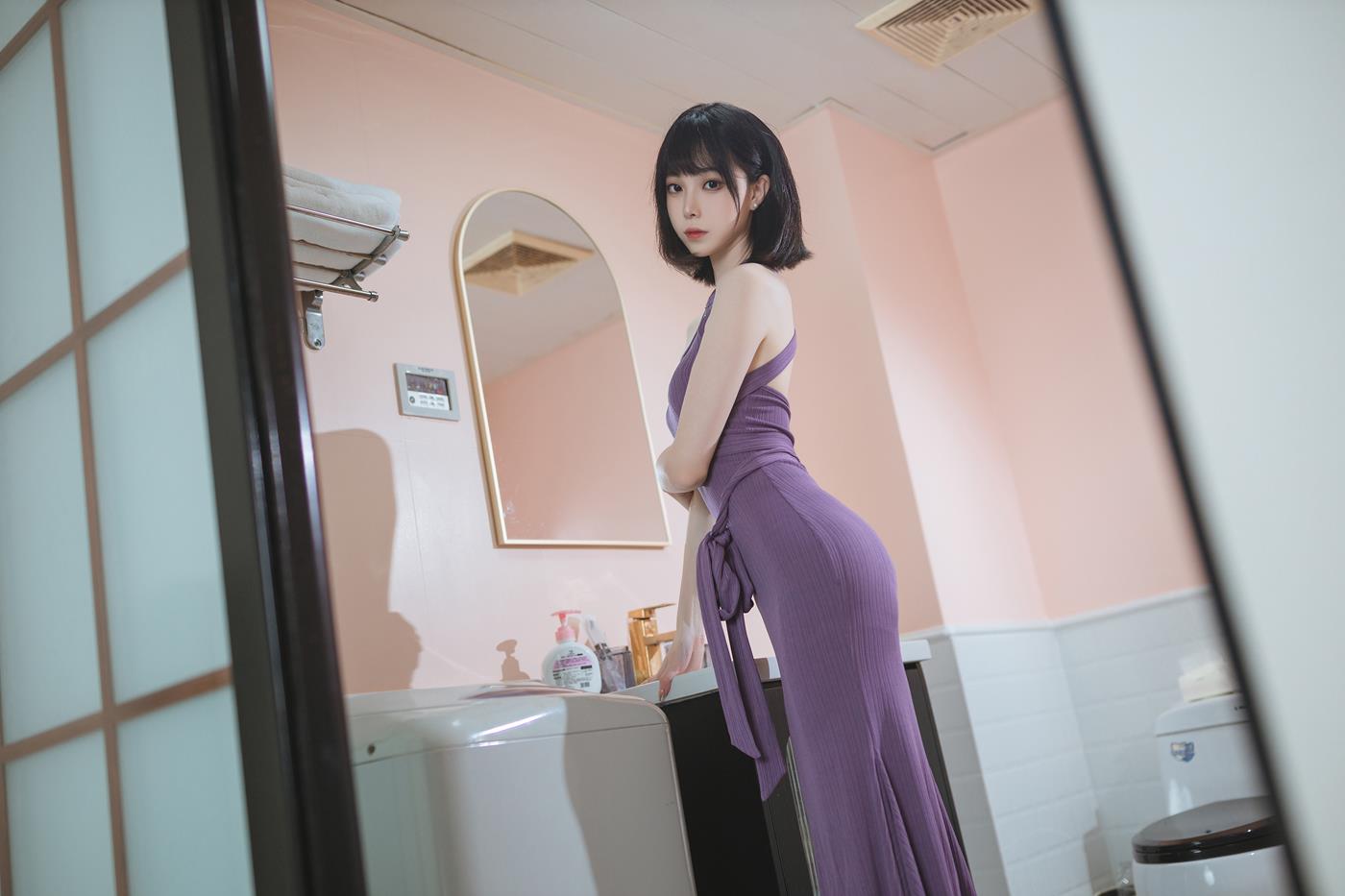 图片[2]-许岚(叁月life) – 紫韵人妻 28P-COS世界