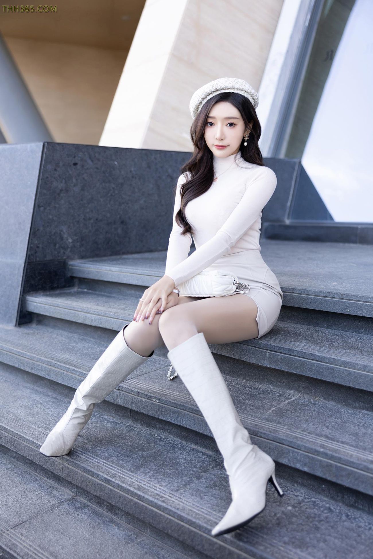 图片[2]-王馨瑶Yanni – 毛衣皮裙 26P-COS世界