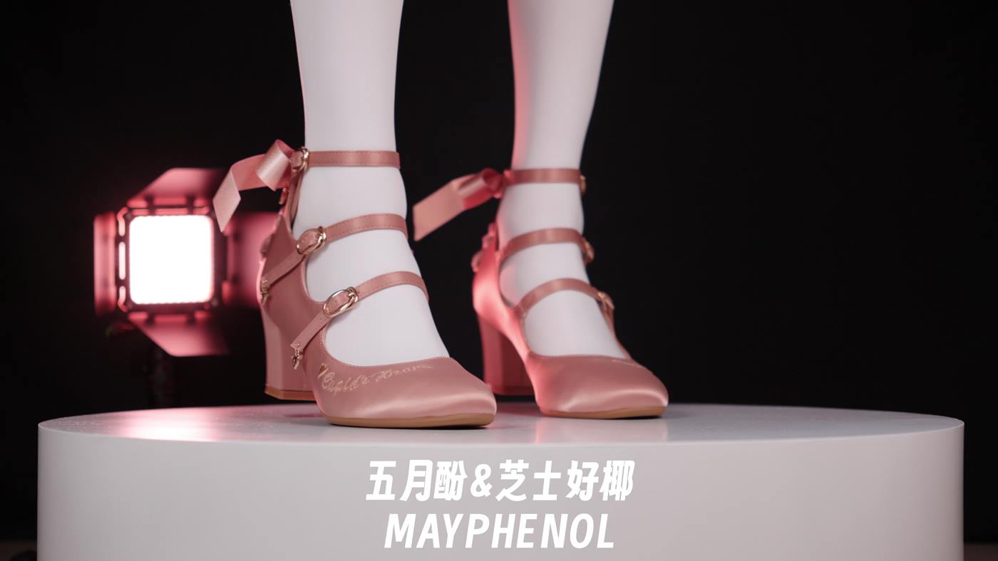 图片[3]-芝士好椰  – 粉色马卡龙 奇迹岛丘比特之心缎面粉色 20P-COS世界