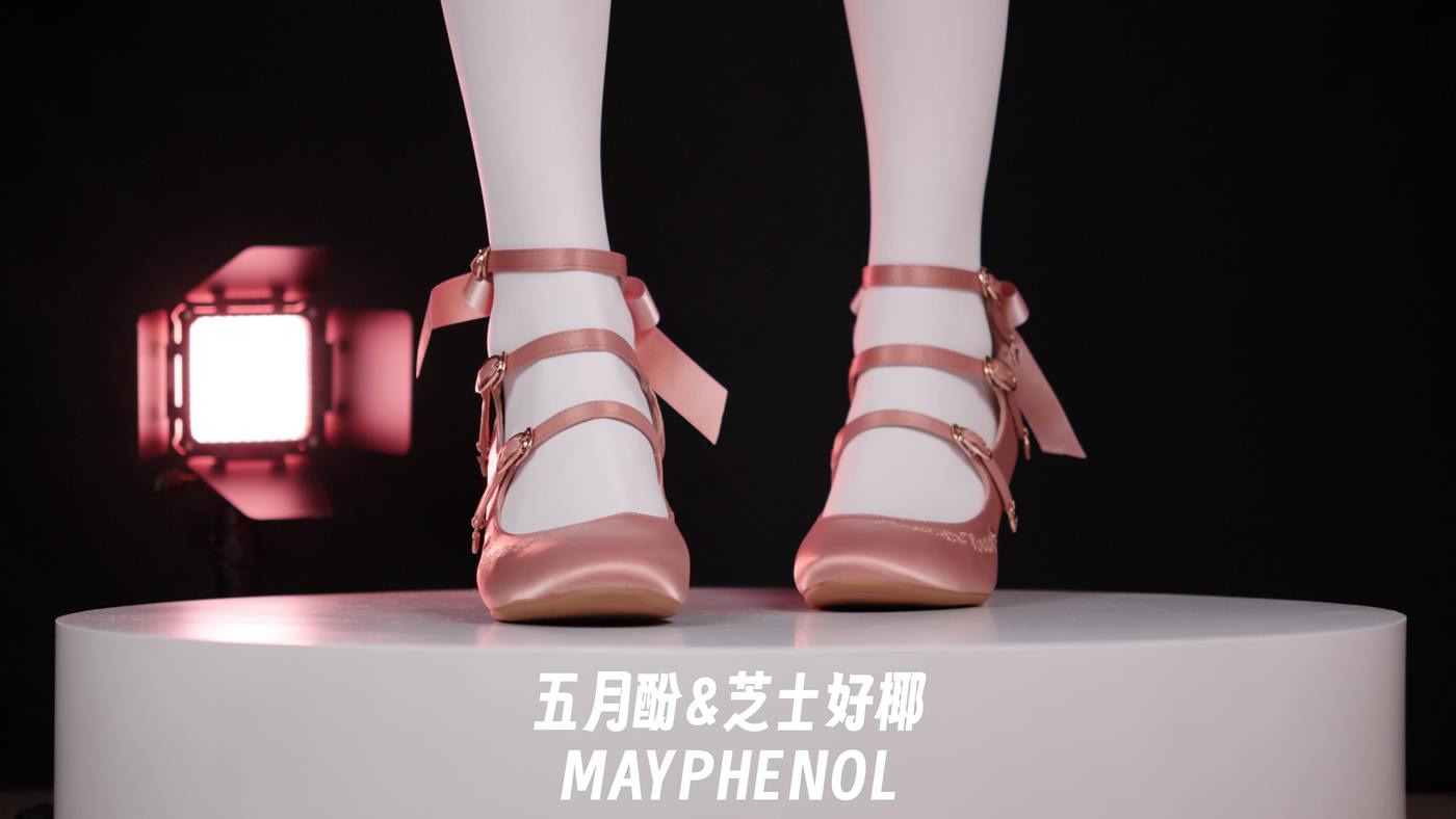 图片[4]-芝士好椰  – 粉色马卡龙 奇迹岛丘比特之心缎面粉色 20P-COS世界