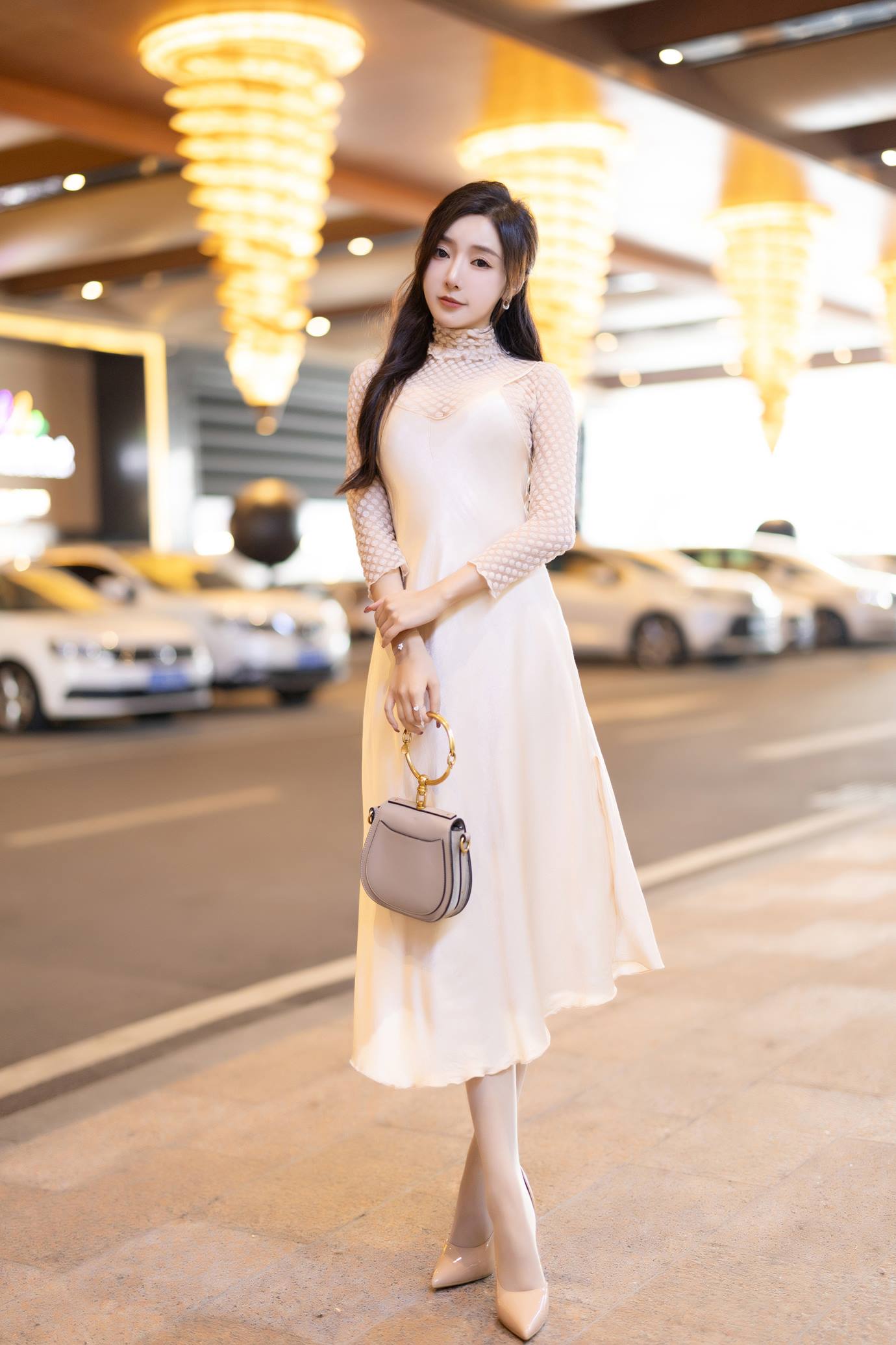 图片[4]-王馨瑶Yanni – 白色丝袜 48P-COS世界