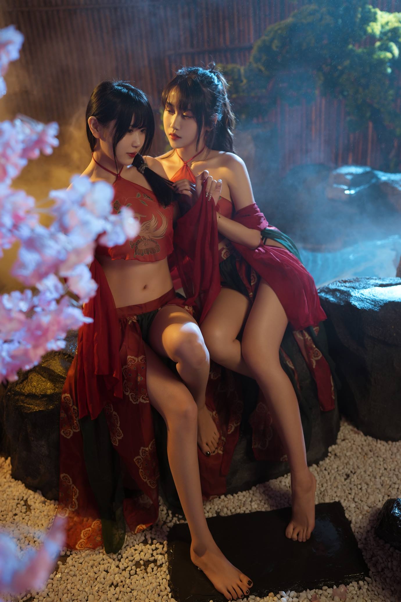 图片[3]-Tina很妖孽呀  & 不呆猫 – 古风双人 16P-COS世界