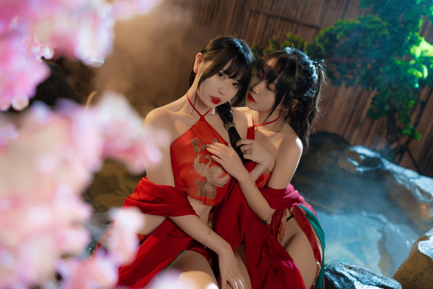 图片[5]-Tina很妖孽呀  & 不呆猫 – 古风双人 16P-COS世界