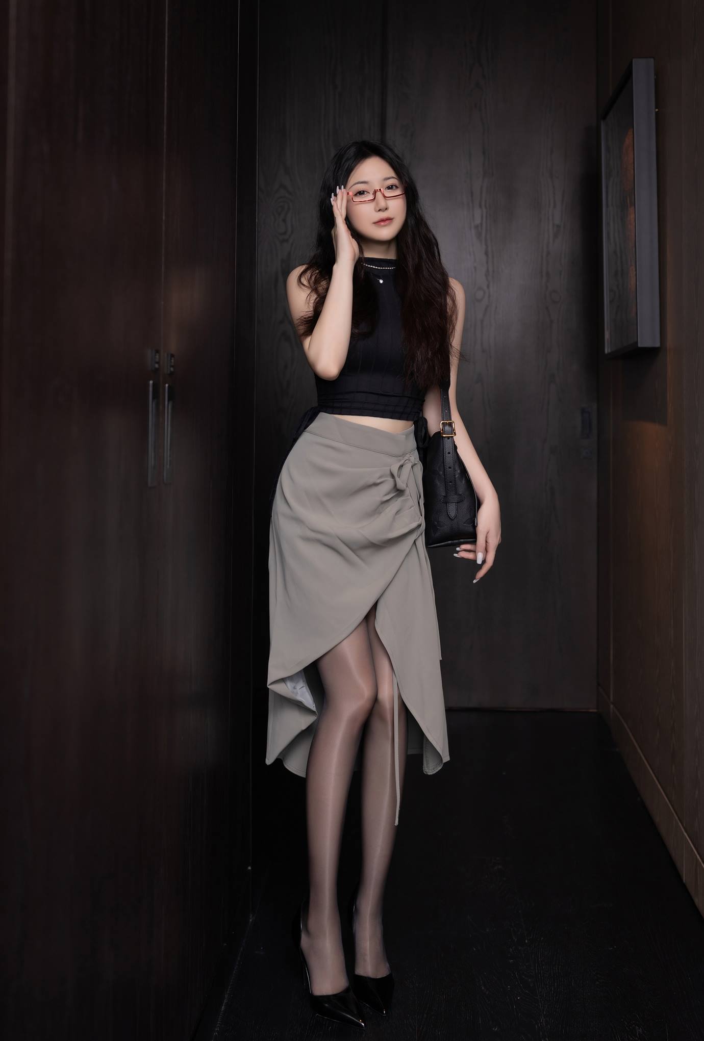 图片[2]-秀人名模鱼子酱Fish《眼镜娘》写真 63P-COS世界