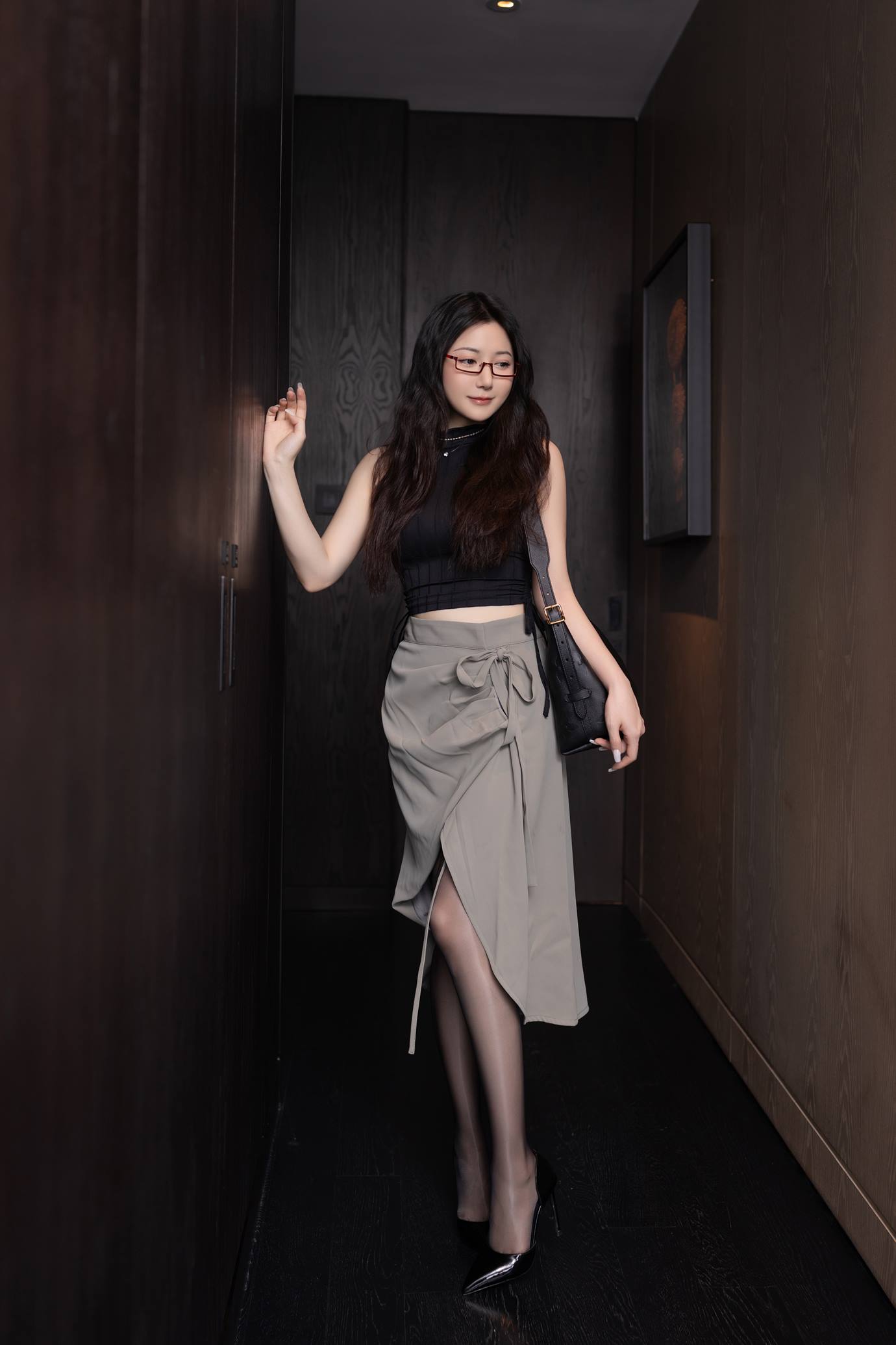 图片[3]-秀人名模鱼子酱Fish《眼镜娘》写真 63P-COS世界