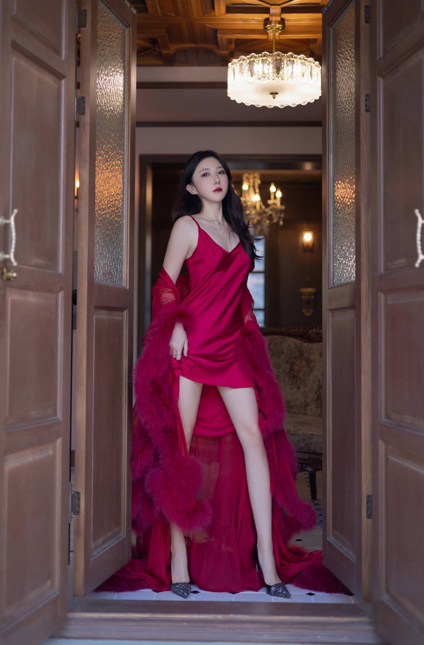 图片[5]-秀人名模鱼子酱Fish《似火柔情》写真 56P-COS世界