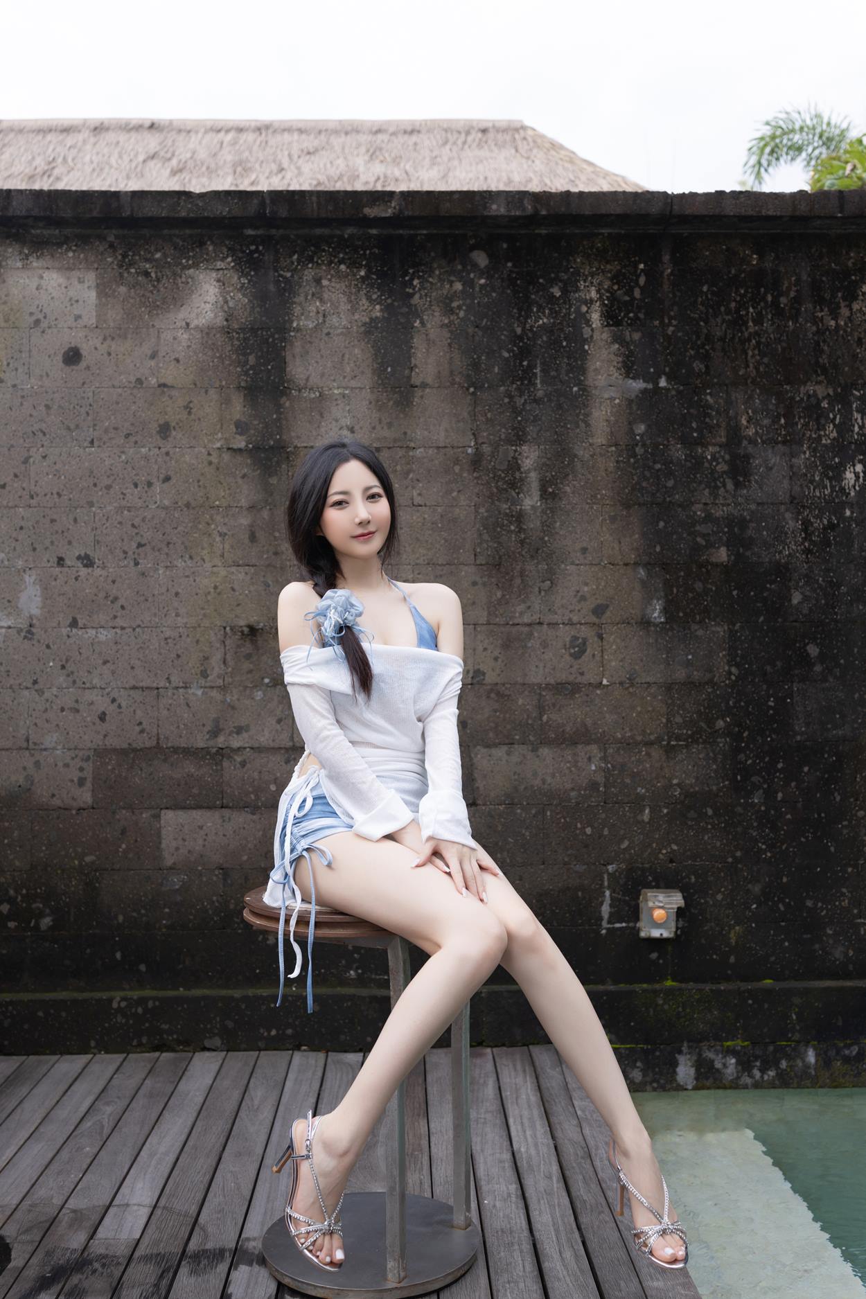 图片[3]-秀人名模鱼子酱Fish《清凉一夏》写真 57P-COS世界