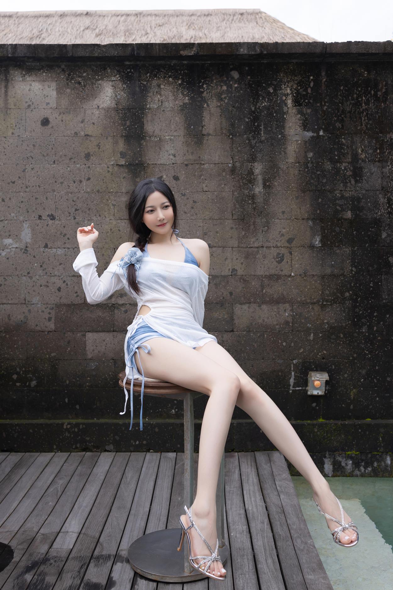 图片[4]-秀人名模鱼子酱Fish《清凉一夏》写真 57P-COS世界