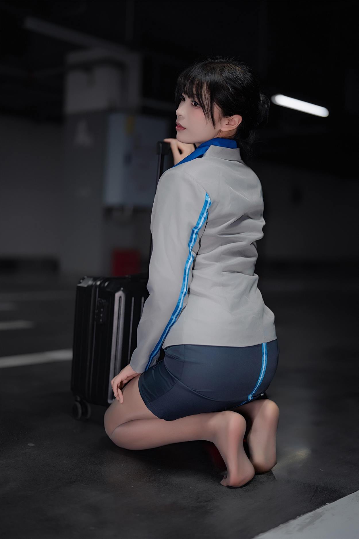 轩萧學姐 NO.079 – 空姐车库 18P-COS世界