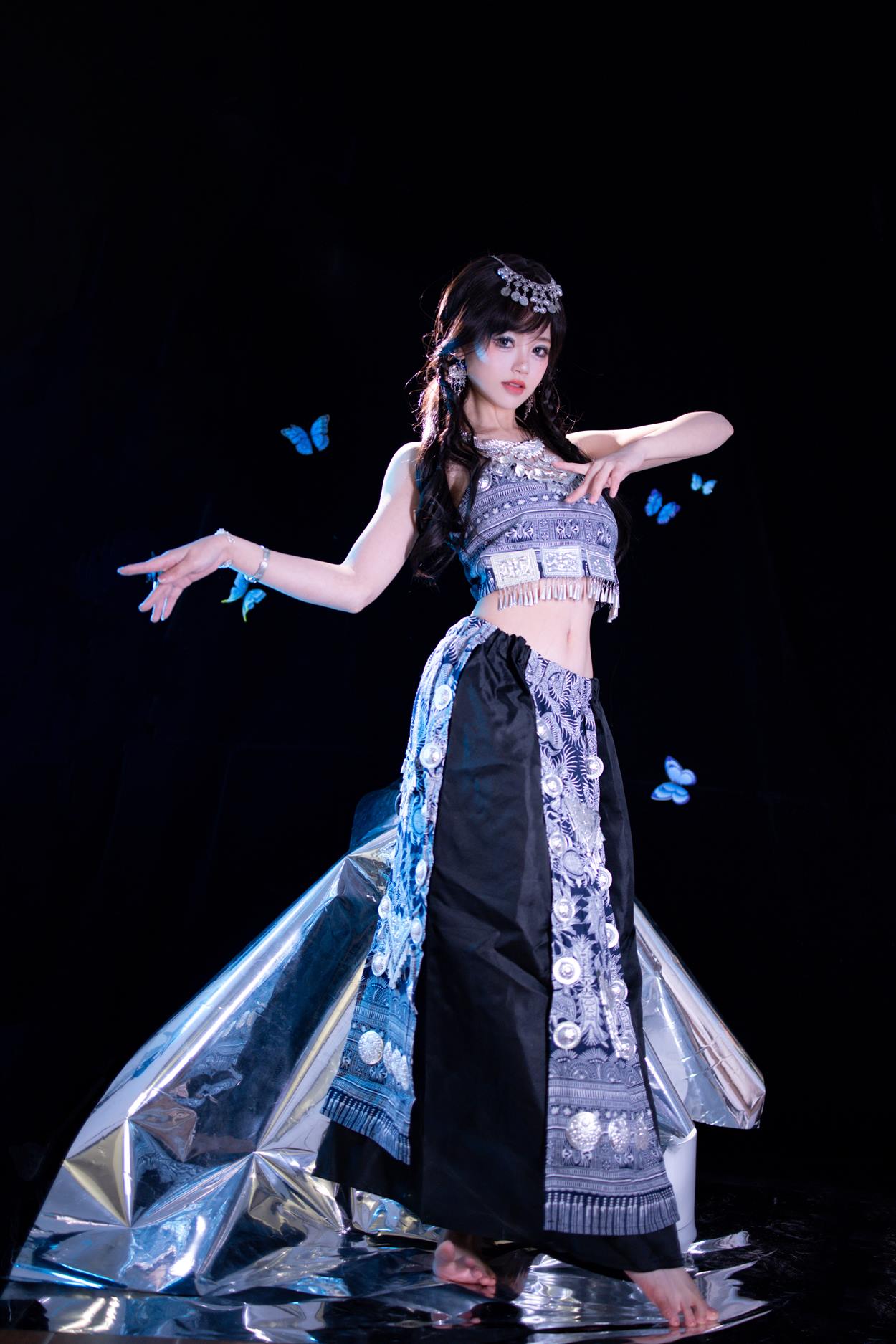 图片[2]-千反田鹿子 – 苗疆蓝蝶 14P-COS世界